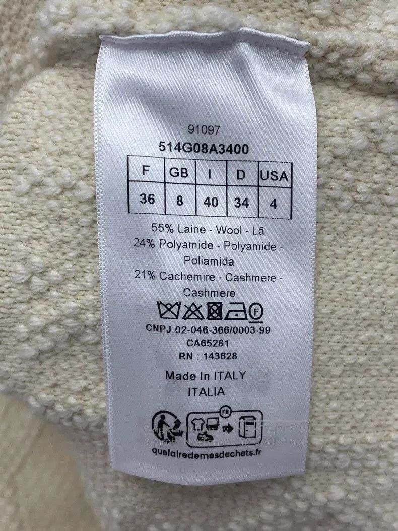 Dior Dior White plush hooded zipper jacket Size XS / US 0-2 / IT 36-38 - 4 Thumbnail