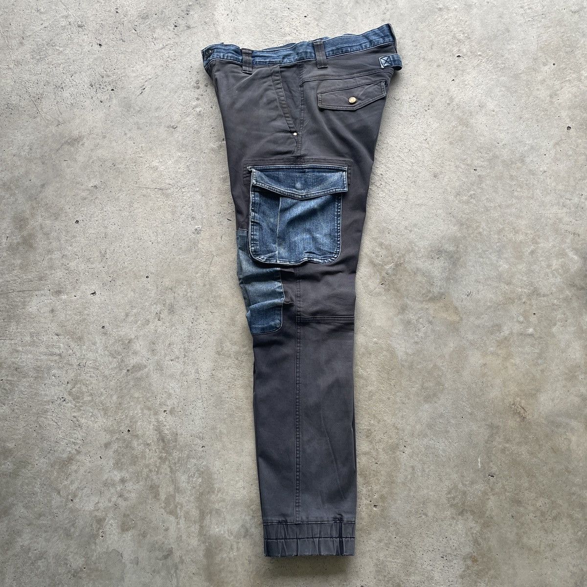 Japanese Brand Vintage Rocky Japan Double Knee Cargo Tactical Pants RARE Size US 34 / EU 50 - 4 Thumbnail