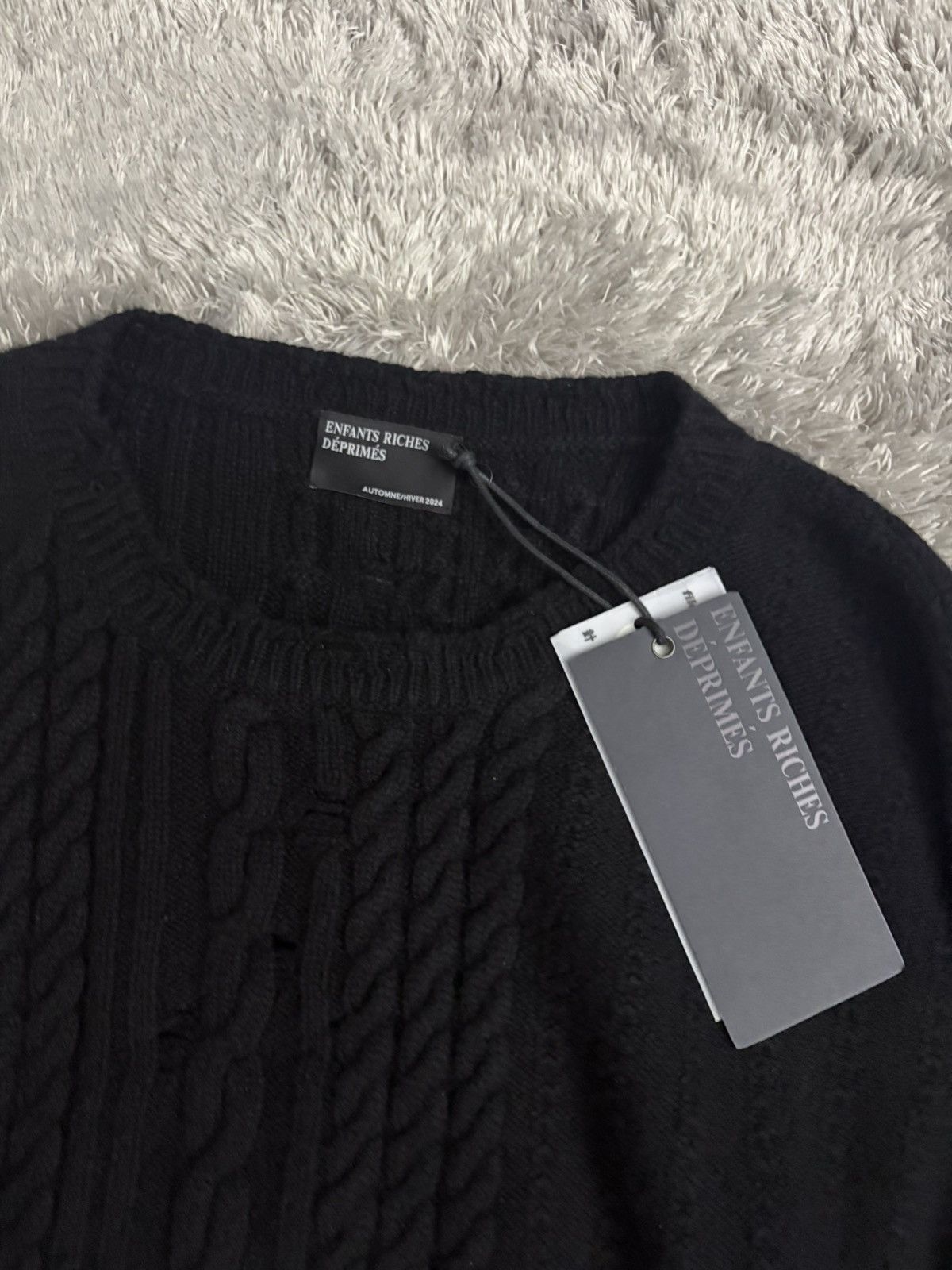 Enfants Riches Deprimes × Loro Piana ERD OVERSIZED CABLE SWEATER Size US L / EU 52-54 / 3 - 3 Thumbnail