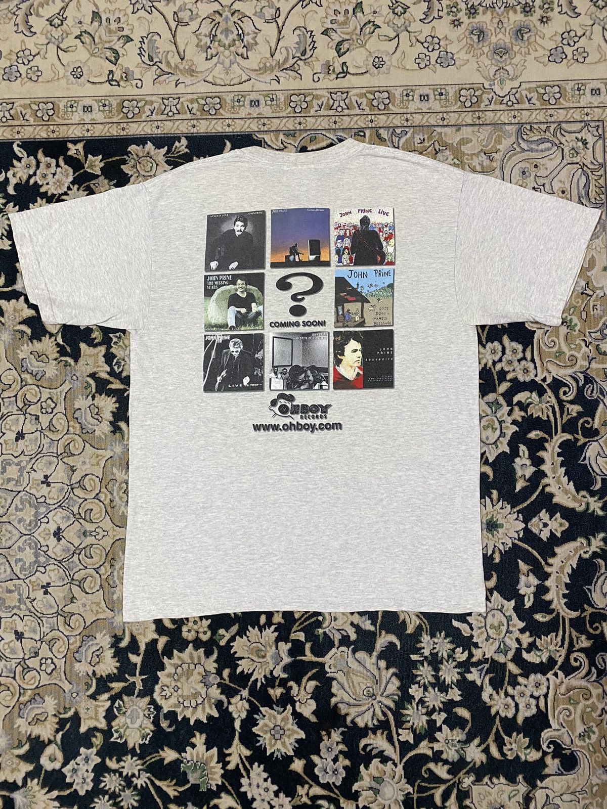 Band Tees Vintage John Prine Records Shirt Size US L / EU 52-54 / 3 - 11 Thumbnail
