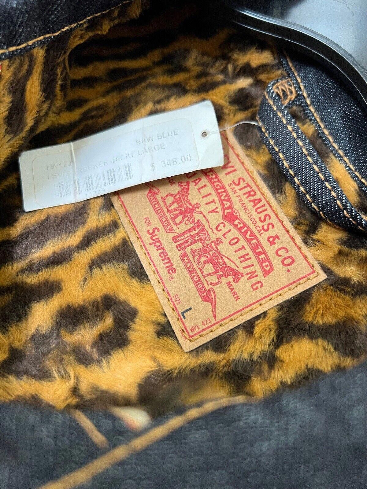 Supreme FW12 SUPREME LEVI'S DENIM LEOPARD JEAN JACKET Size US L / EU 52-54 / 3 - 7 Thumbnail