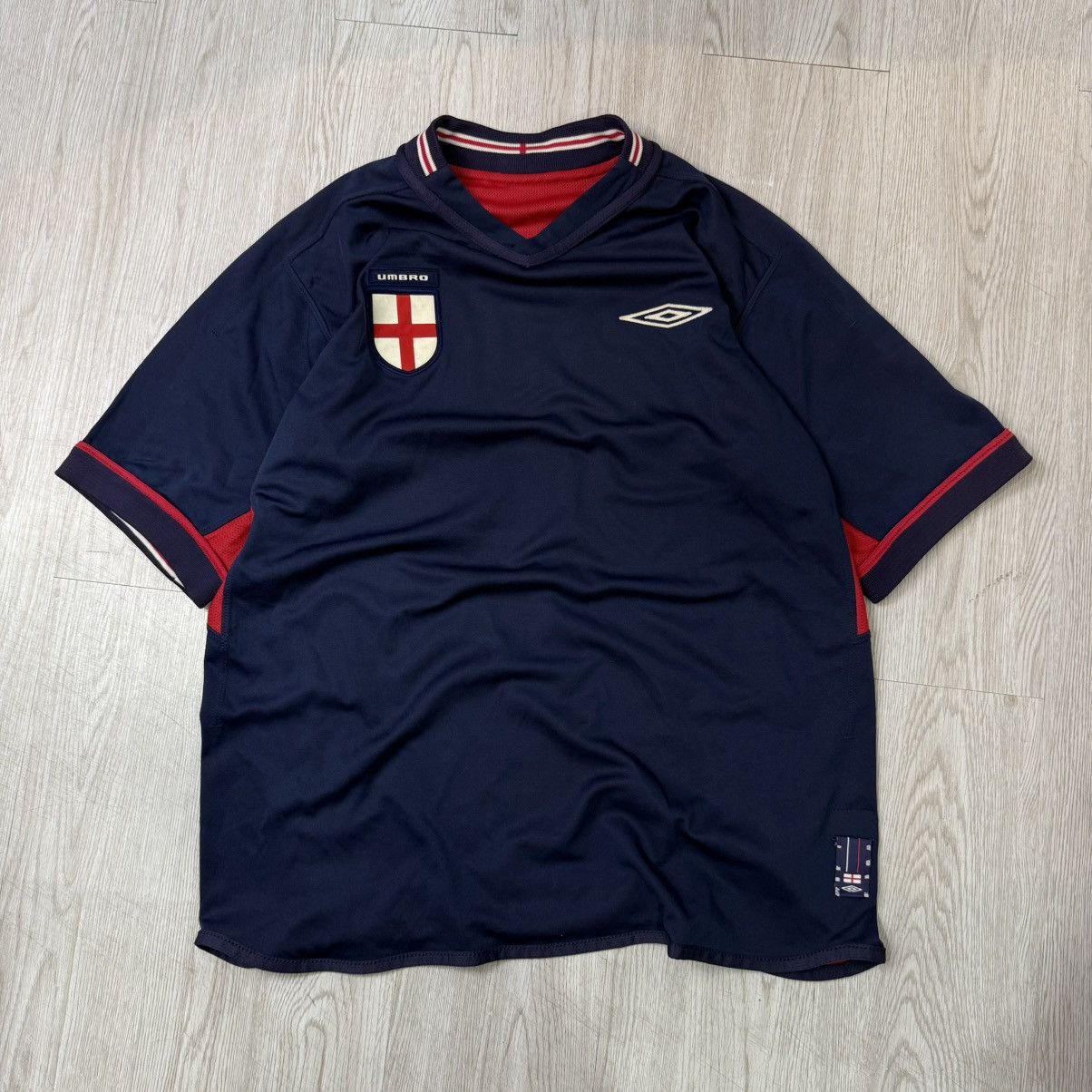 Umbro Vintage England '04 jerseys football double side reversible Size US L / EU 52-54 / 3 - 2 Thumbnail