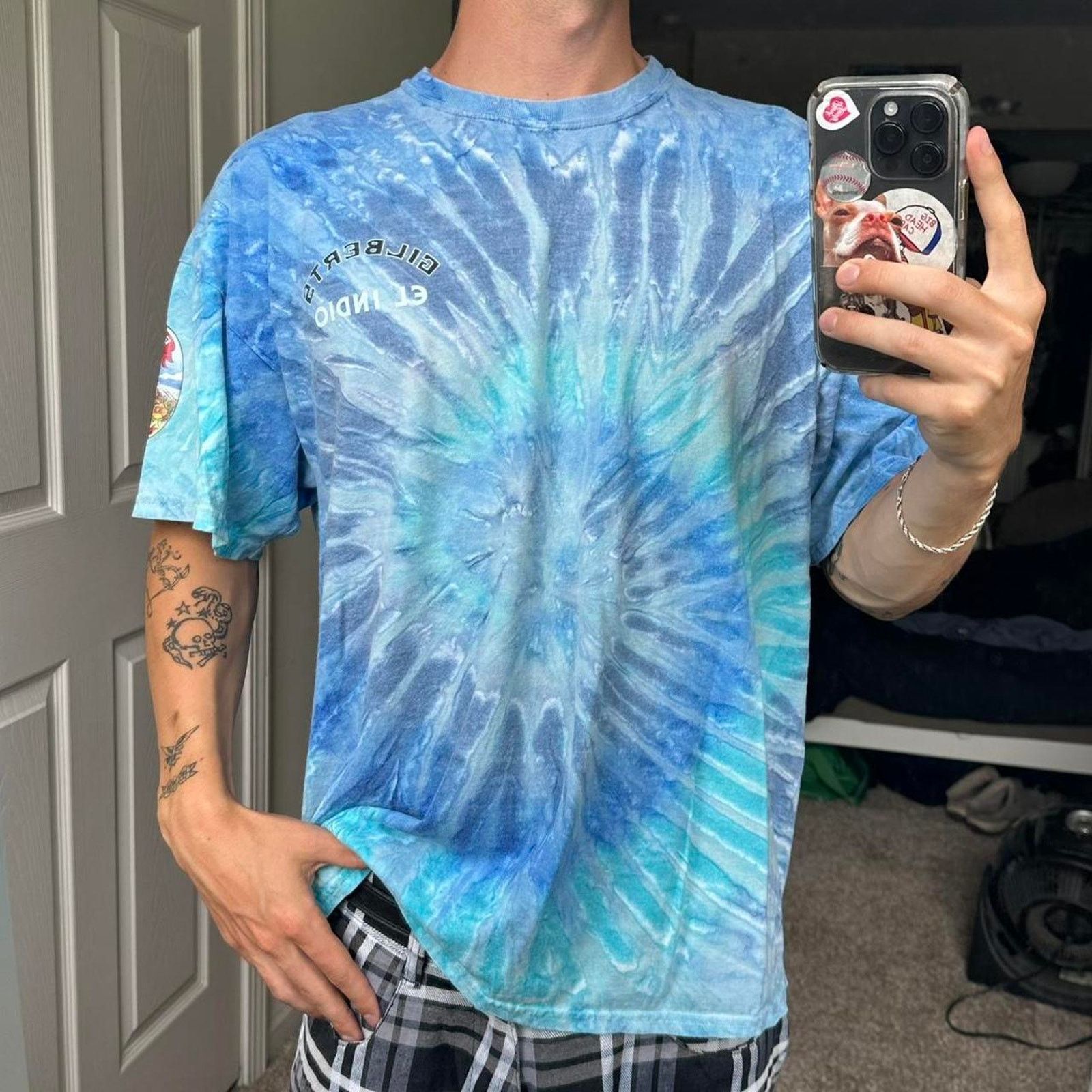 Vintage Tie Dye Gilbert’s El Indio Santa Monica Graphic Shirt Size US XXL / EU 58 / 5 - 1 Thumbnail