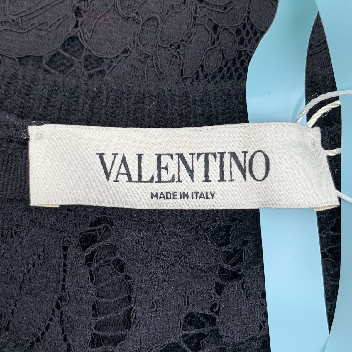 Valentino Valentino Black Wool Crew Neck Long Sleeve Knit Dress K26WX Size S / US 4 / IT 40 - 5 Thumbnail