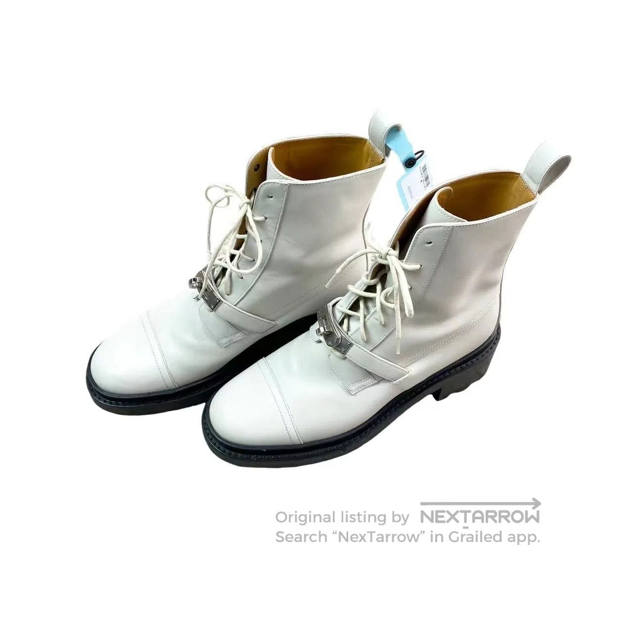 Hermes Hermes Kelly buckled Martin's boots| Size US 7 / IT 37 - 1 Thumbnail