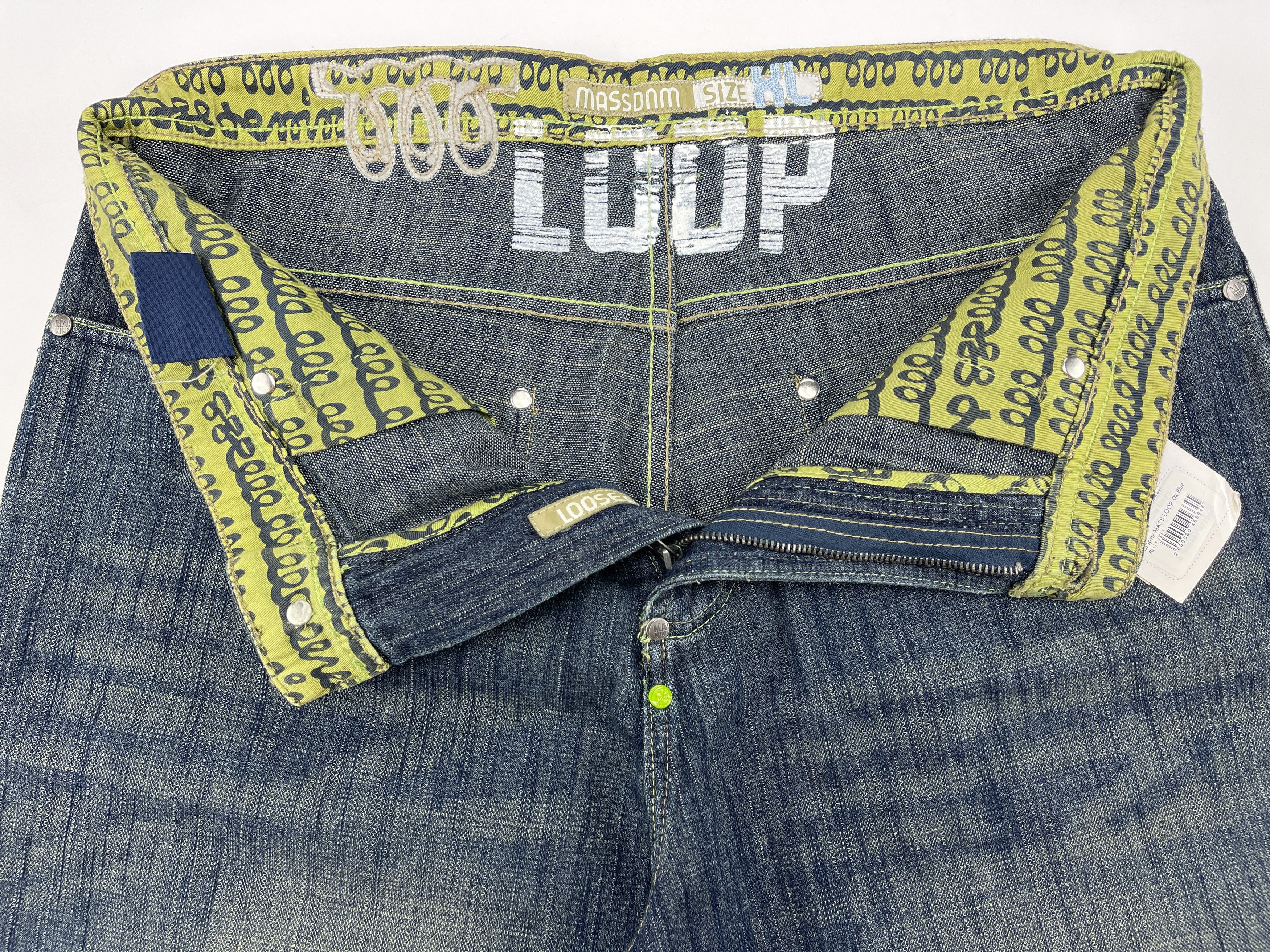 Vintage Mass DNM jeans shorts, vintage hip hop, 90s, skater, size 36 Size US 36 / EU 52 - 11 Thumbnail