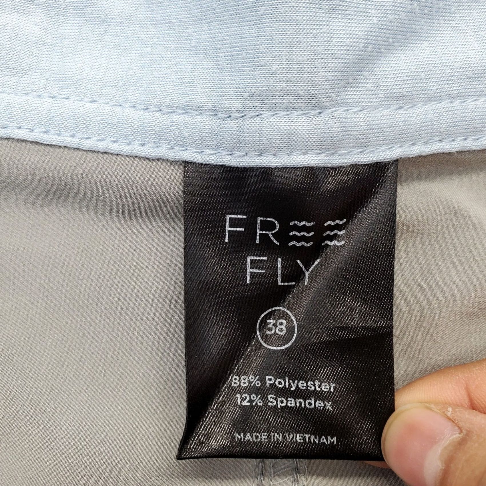 Vintage Free Fly Chino Shorts Mens Size 38 Gray Casual Golf Stretch Wicking 9.5 Inseam 20" Waist 40" Vintage: No Size US 38 / EU 54 - 6 Thumbnail
