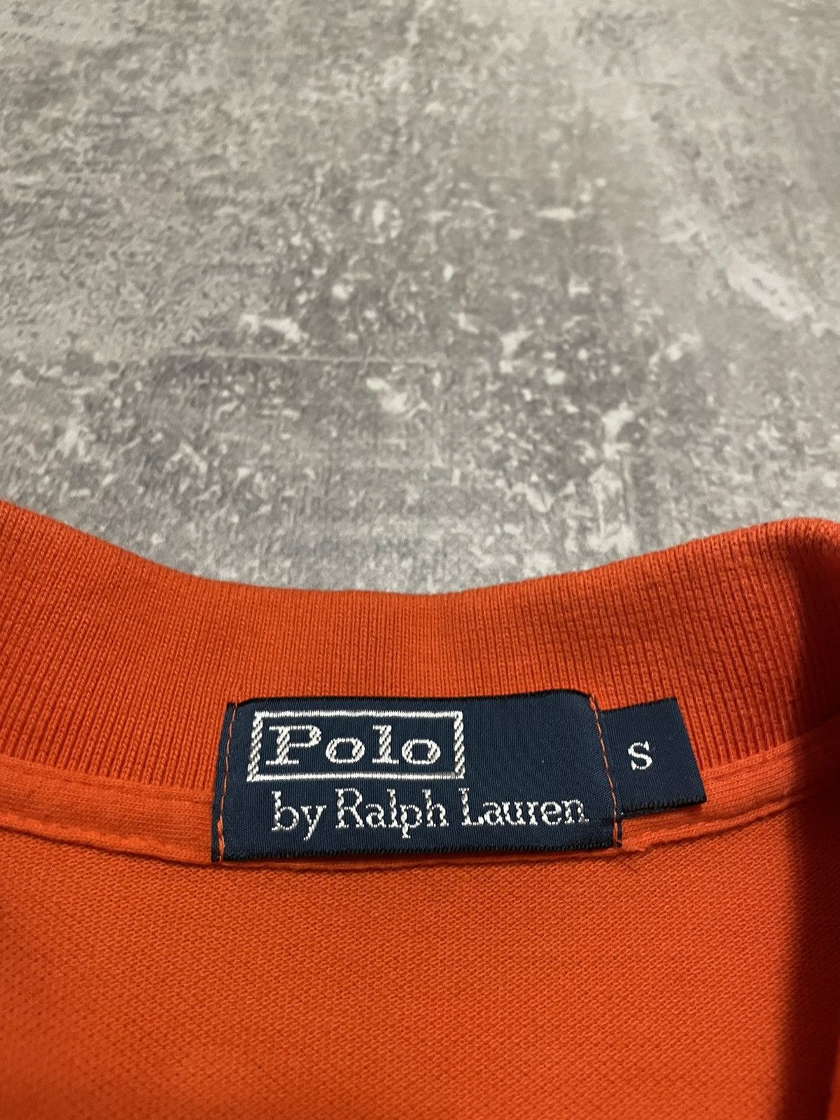 Polo Ralph Lauren × Vintage Vintage Polo Ralph Lauren Orange Polo Shirt Y2K Size US S / EU 44-46 / 1 - 9 Thumbnail