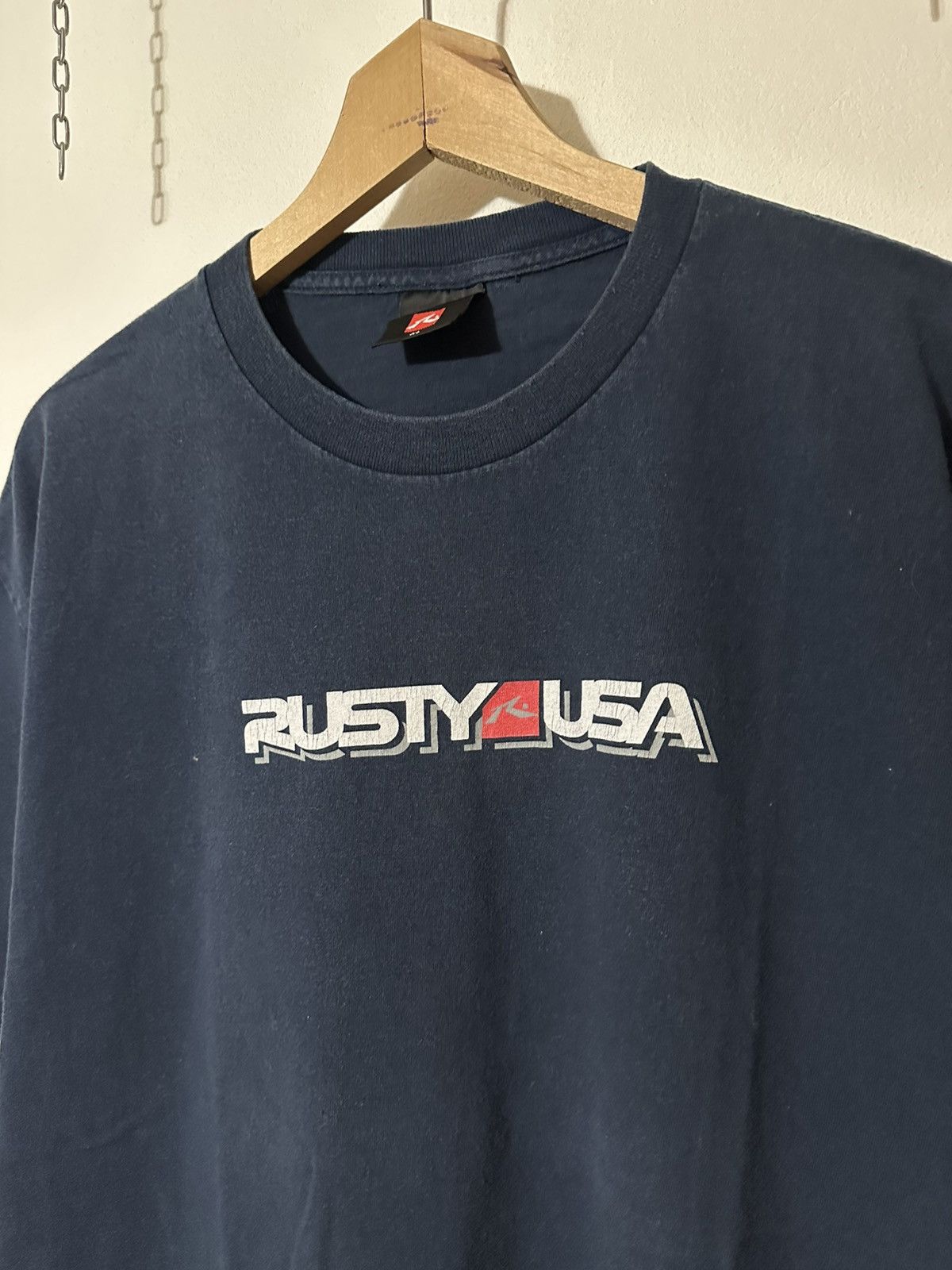 Rusty RUSTY VTG🔥 SKATE RARE FADED TEE Size US XL / EU 56 / 4 - 3 Thumbnail