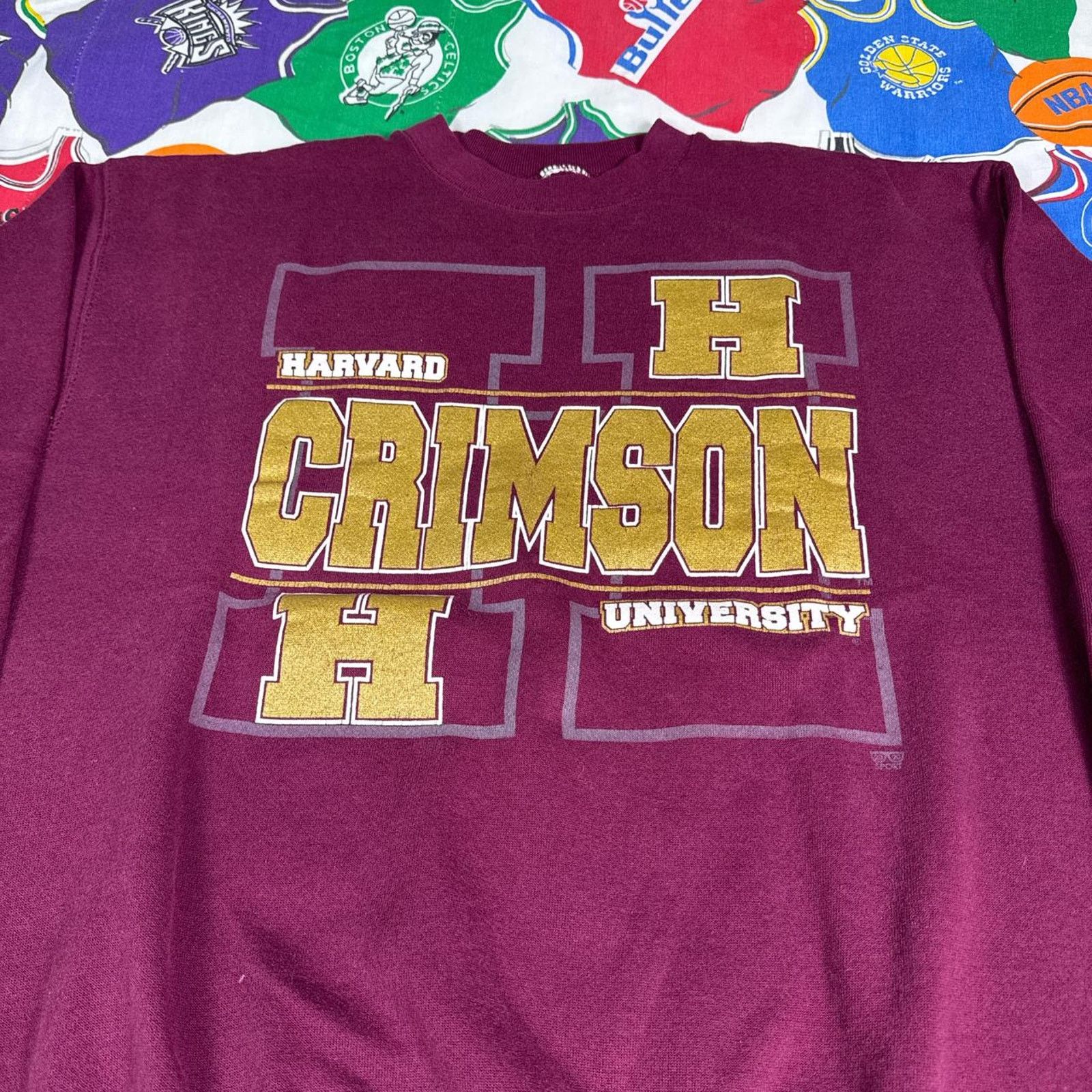 NCAA × Vintage Vintage 1990s NCAA Harvard University Crimson Sz M Crewneck Size US M / EU 48-50 / 2 - 3 Thumbnail