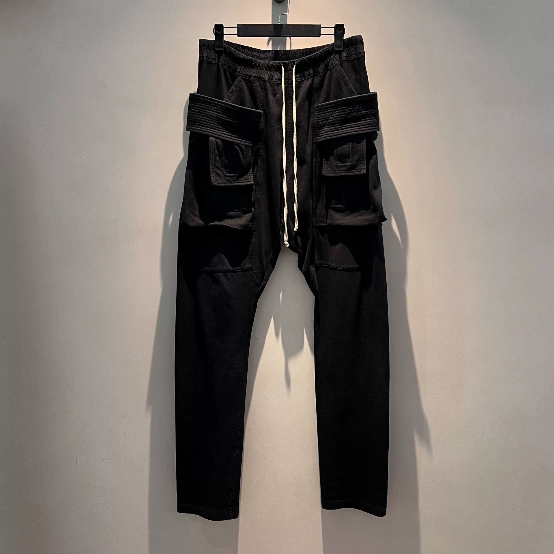 Rick Owens Drkshdw Rick Owens DRKSHDW Double Ring Drawstring Pants Size US 31 - 1 Thumbnail