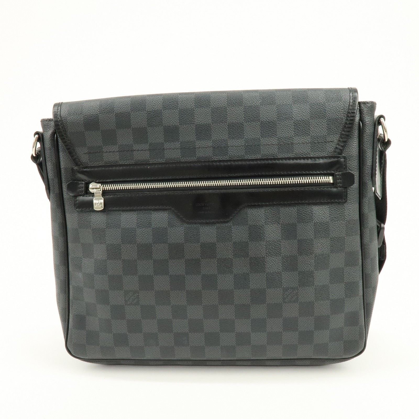 Louis Vuitton Louis Vuitton Damier Graphite Daniel MM Messenger Bag Gray Size ONE SIZE - 2 Thumbnail