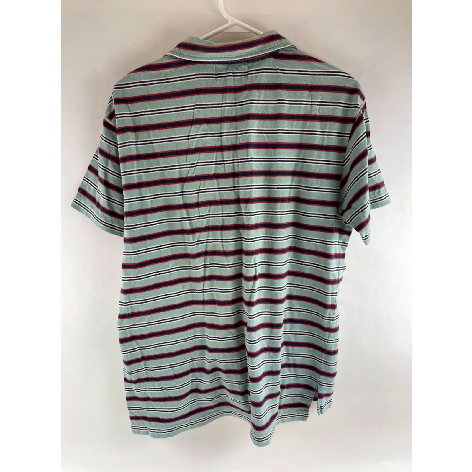 Ralph Lauren Ralph Lauren Polo Shirt Men M Mint Green Striped Pockets 1/4 Button Up Size US M / EU 48-50 / 2 - 2 Thumbnail