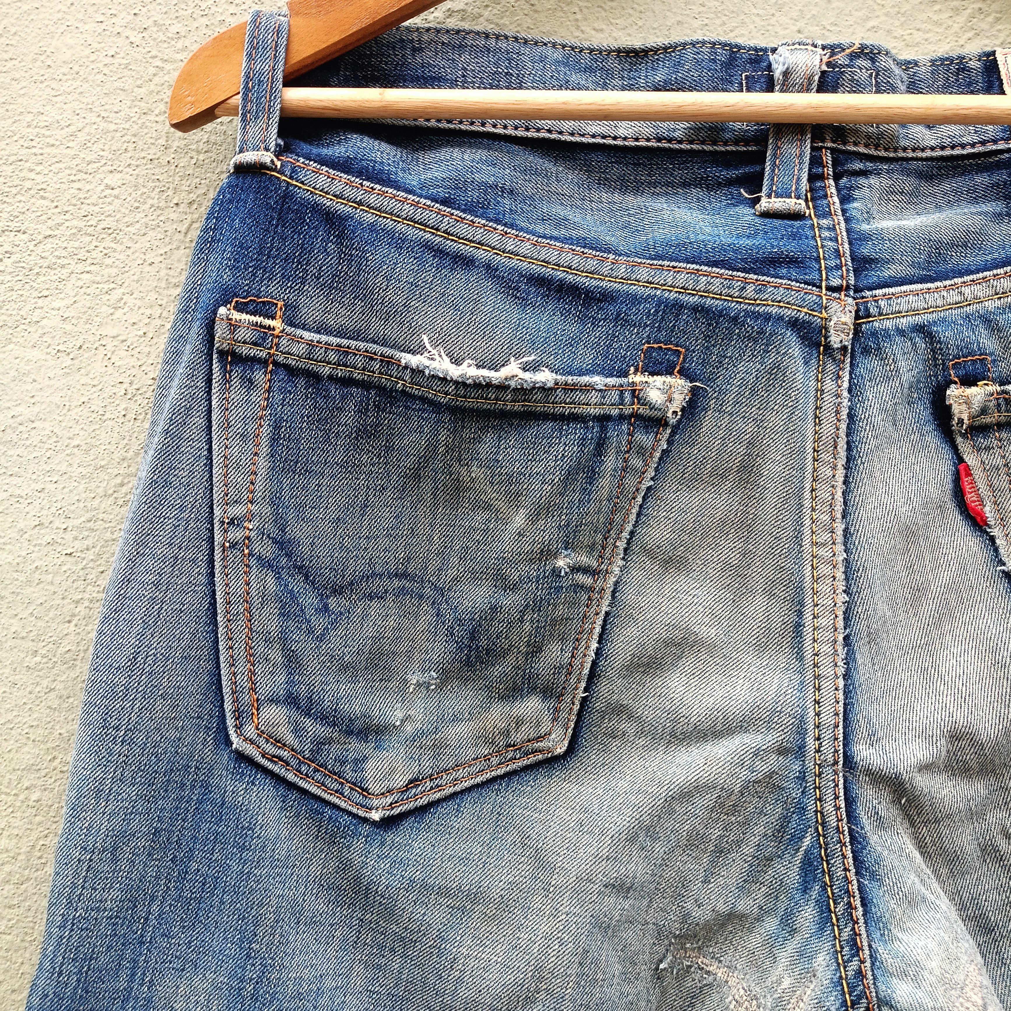 Edwin Edwin 506 Skinny Slim Distressed Denim Size US 34 / EU 50 - 14 Thumbnail