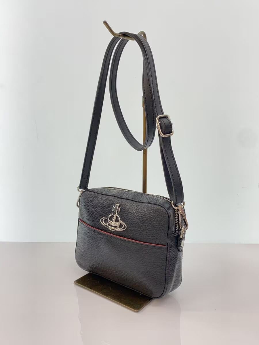 Vivienne Westwood Orb Badge Leather Shoulder Bag Size ONE SIZE - 2 Thumbnail