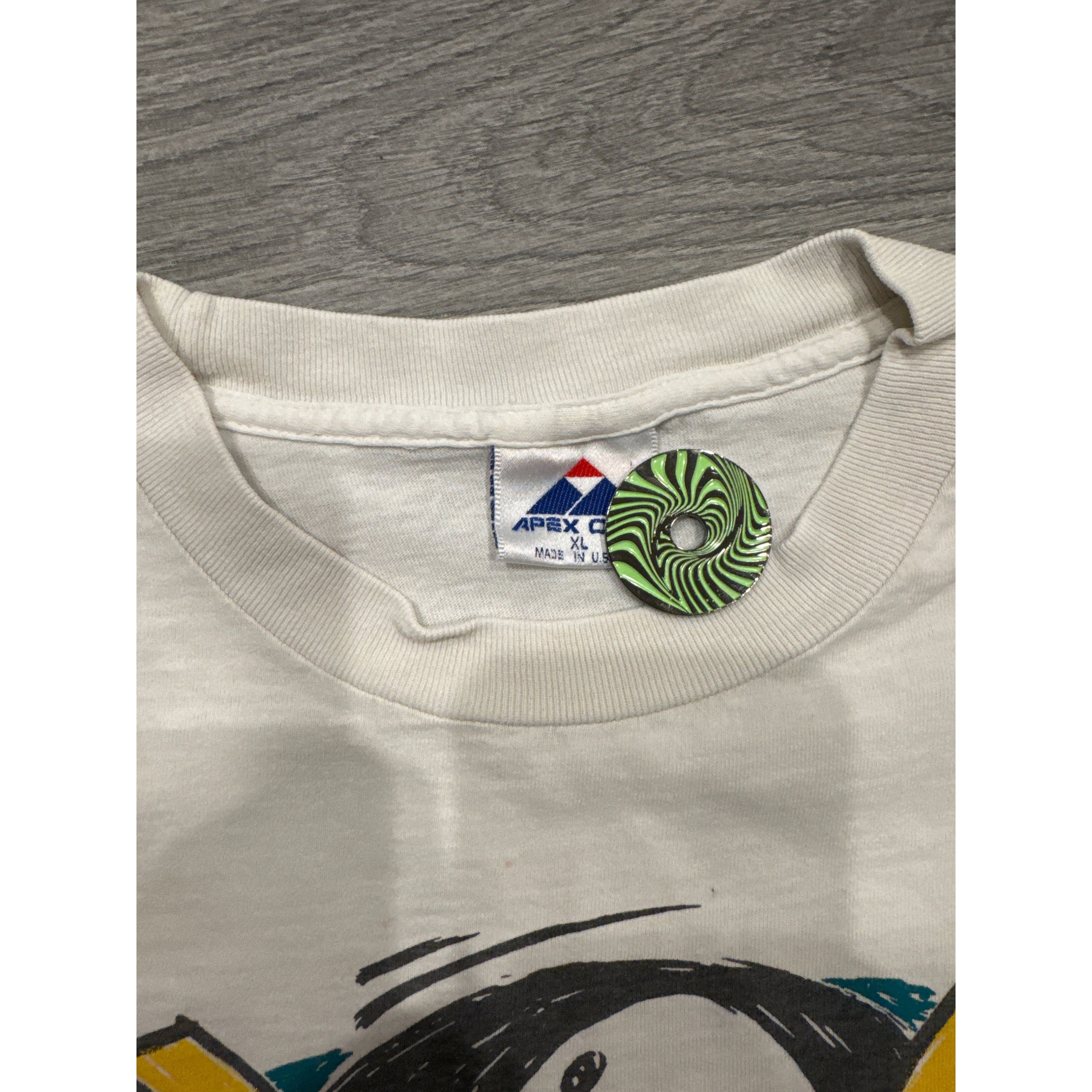 Other 90s Anaheim Mighty Ducks Hockey Sports XL White T-Shirt Size US XL / EU 56 / 4 - 3 Thumbnail
