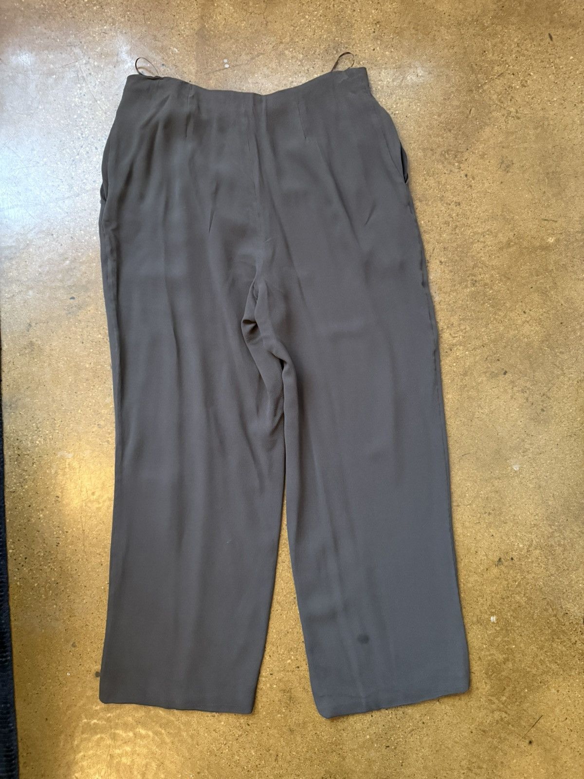 Saint Laurent Paris Saint Laurent 100% Silk Trousers Size US 32 / EU 48 - 3 Thumbnail