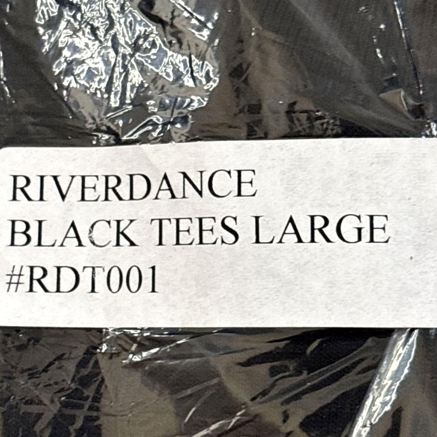 Hanes VINTAGE Riverdance promo T-Shirt Men L Hanes heavyweight tag New Seal Gray 90s Mens Size US L / EU 52-54 / 3 - 3 Thumbnail