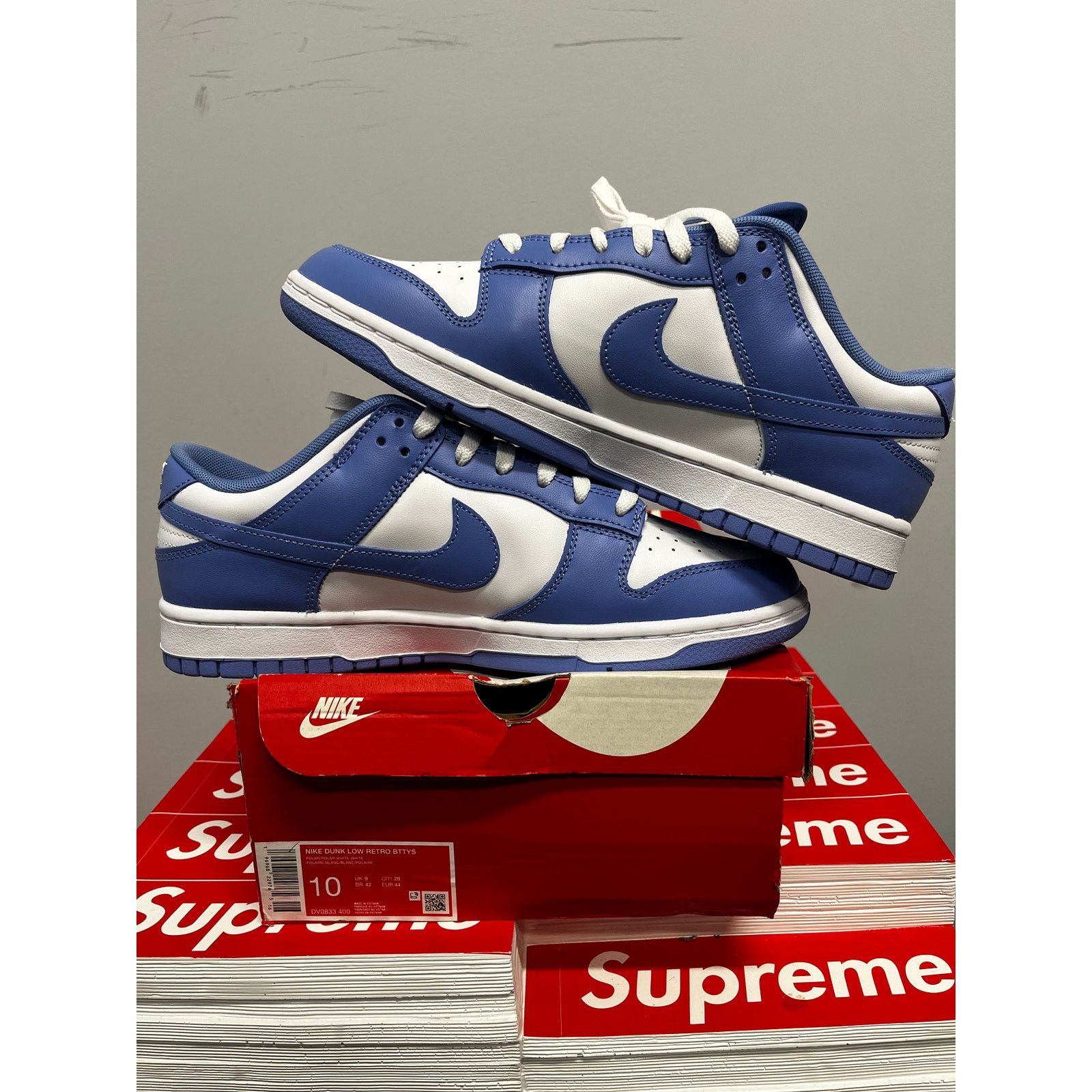 Nike Nike Dunk Low Polar Blue White Size 10 BRAND NEW SHIPS NOW Size US 10 / EU 43 - 5 Thumbnail