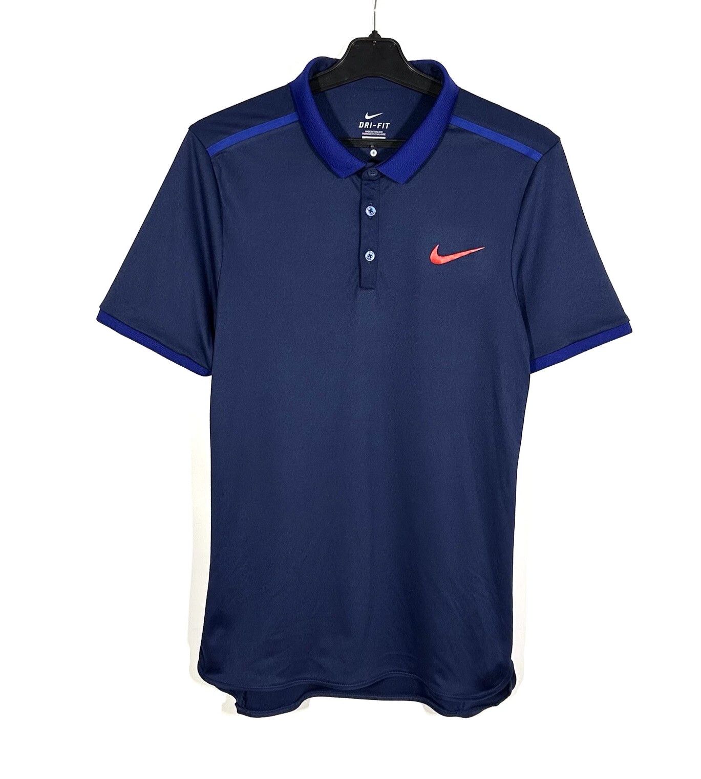 Nike Nike Advantage Polo Solid Mens Dri-Fit Sz S Navy Size US S / EU 44-46 / 1 - 1 Thumbnail