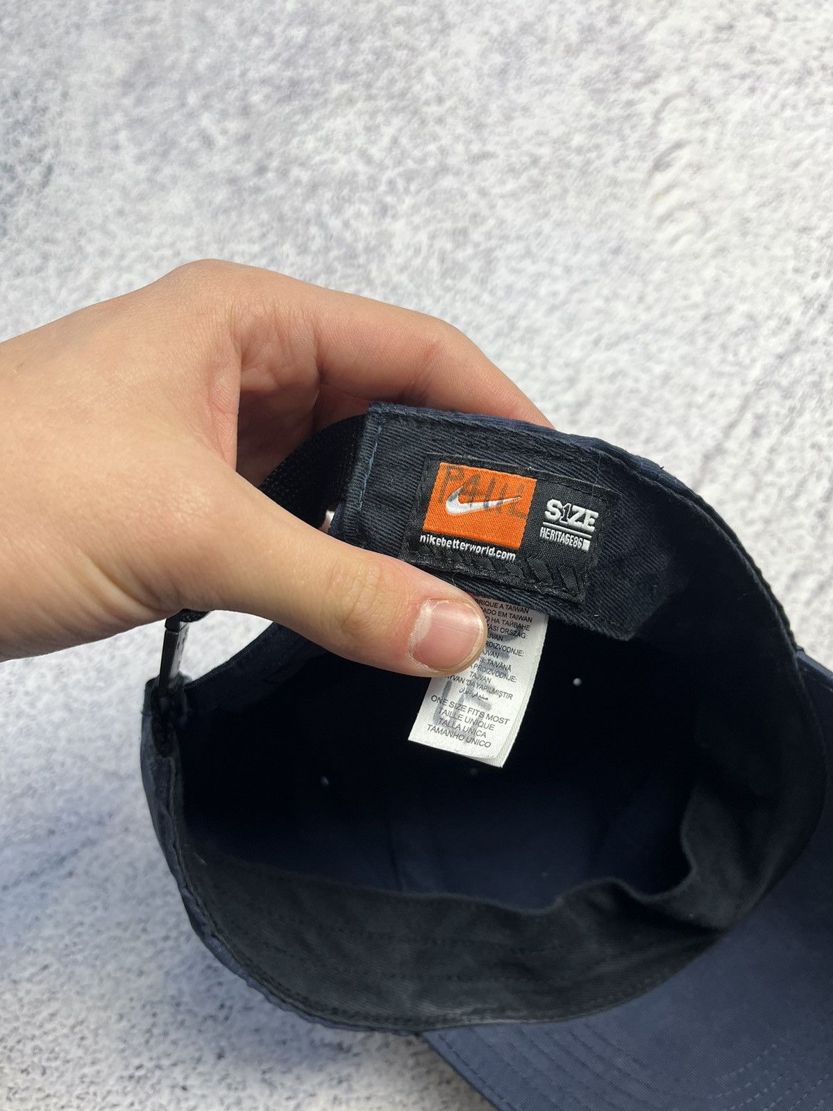 Nike Vintage Nike Cap Metal Swoosh Y2K Style Streetwear Size ONE SIZE - 11 Thumbnail