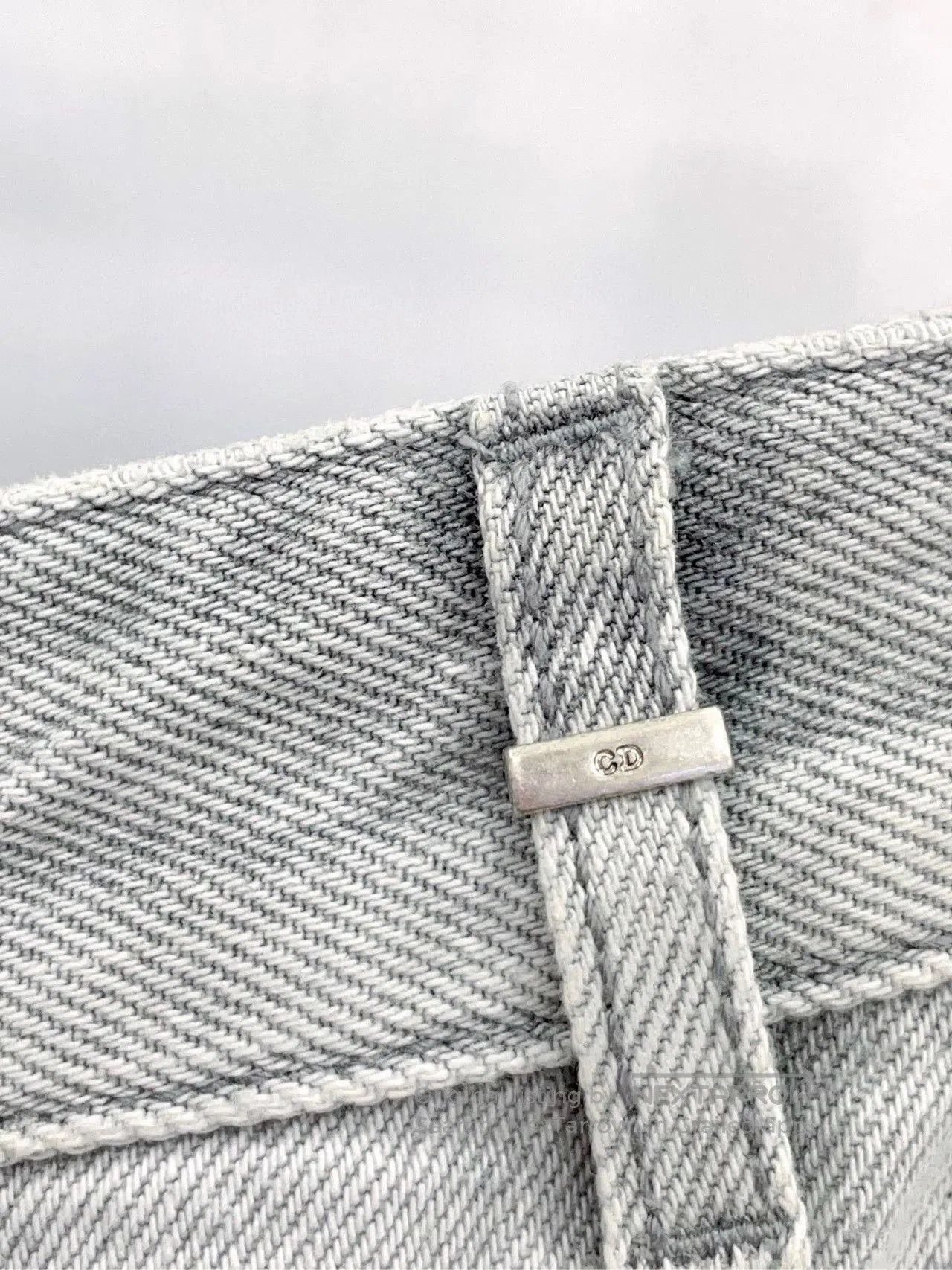 Dior gray wide-leg jeans by Dior. Size US 38 / EU 54 - 6 Thumbnail