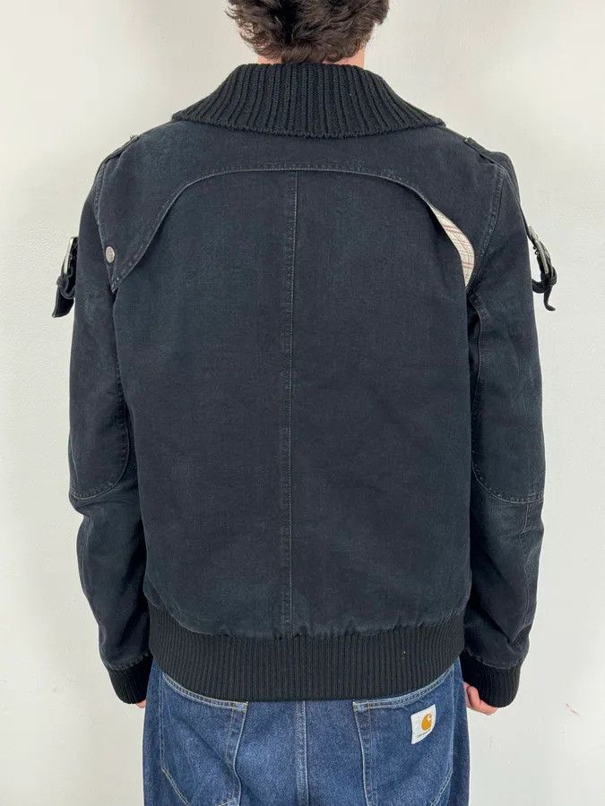 Just Cavalli AW2004 Cavalli Dark Navy Astro Bomber Jacket Size US L / EU 52-54 / 3 - 3 Thumbnail