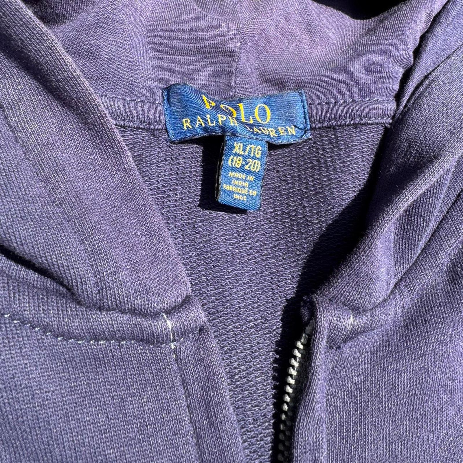 Polo Ralph Lauren Navy/Grey Polo Ralph Lauren Zip-Up Size US XL / EU 56 / 4 - 3 Thumbnail