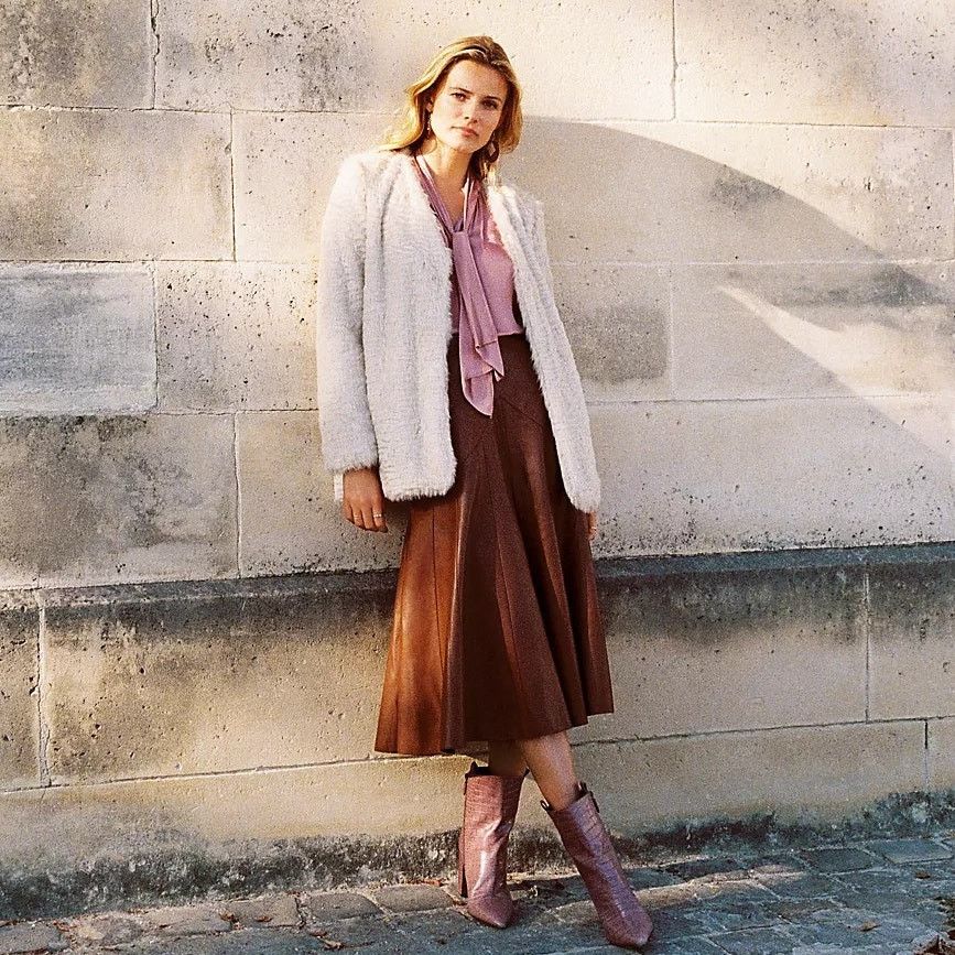 Anthropologie New Anthropologie Noemie Ultra Plush Faux Fur Coat $220 Size S / US 4 / IT 40 - 4 Thumbnail
