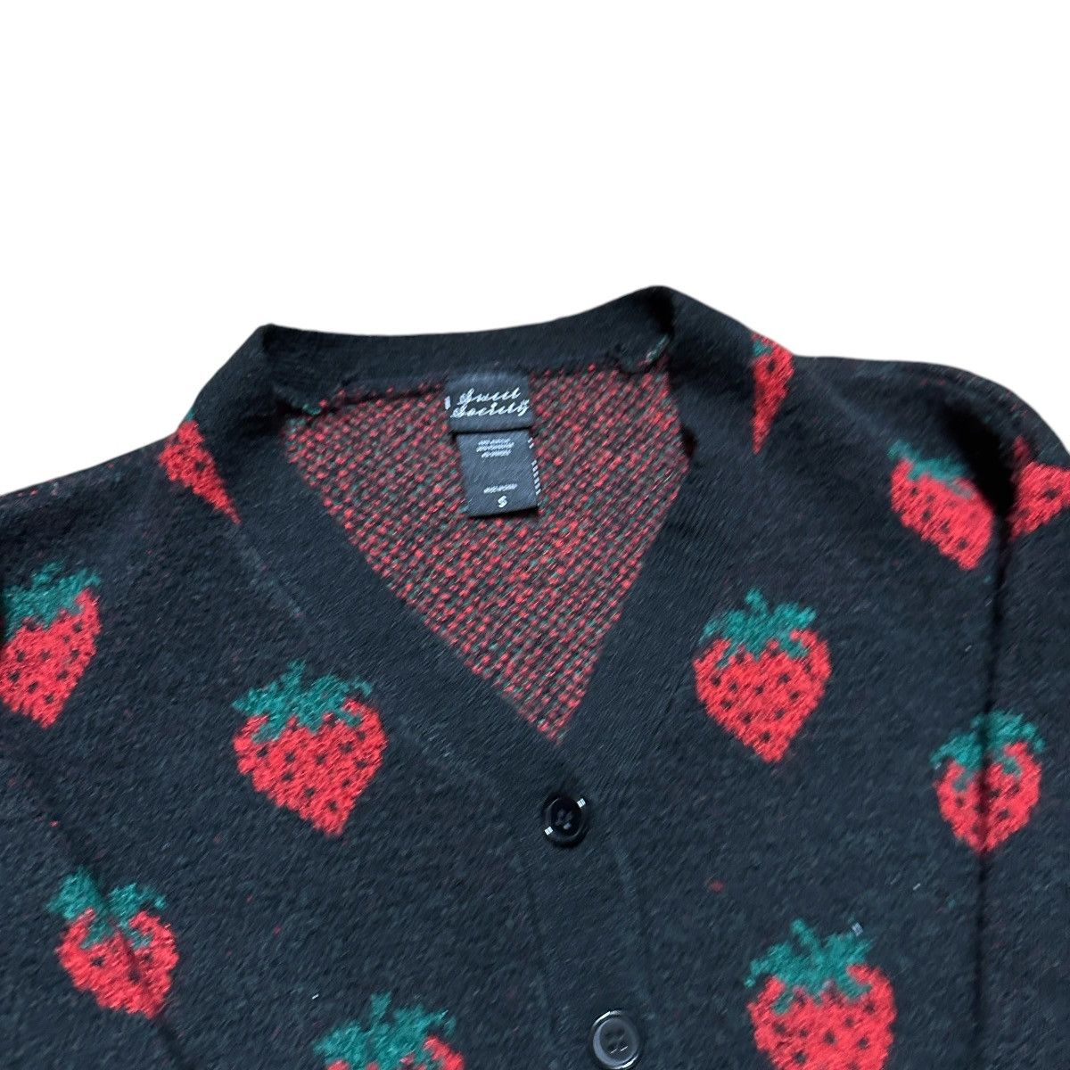 Other Women’s Y2K Sweet Society Strawberry Sweater Size S / US 4 / IT 40 - 3 Thumbnail