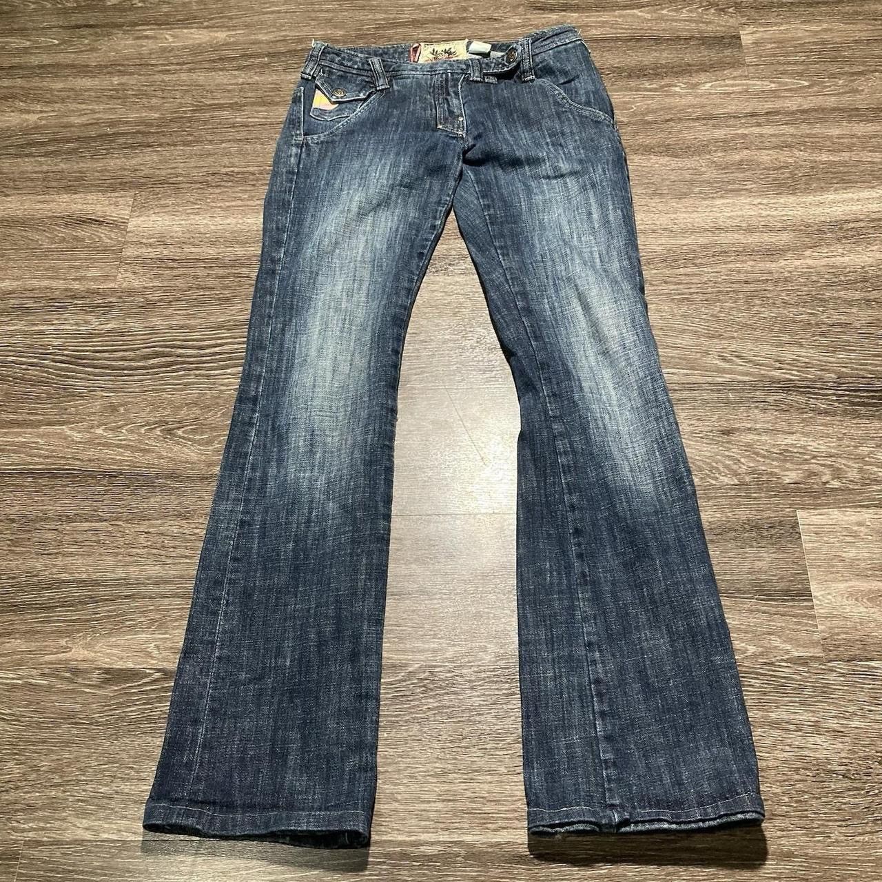 Parasuco Parasuco Jeans Womens 27 Flare Y2K Vintage Blue Denim Size 27" / US 4 / IT 40 - 1 Thumbnail