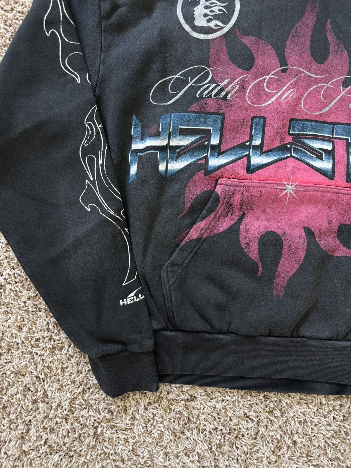HELLSTAR Hellstar Racer Hoodie Black (NFC) Size US S / EU 44-46 / 1 - 7 Thumbnail
