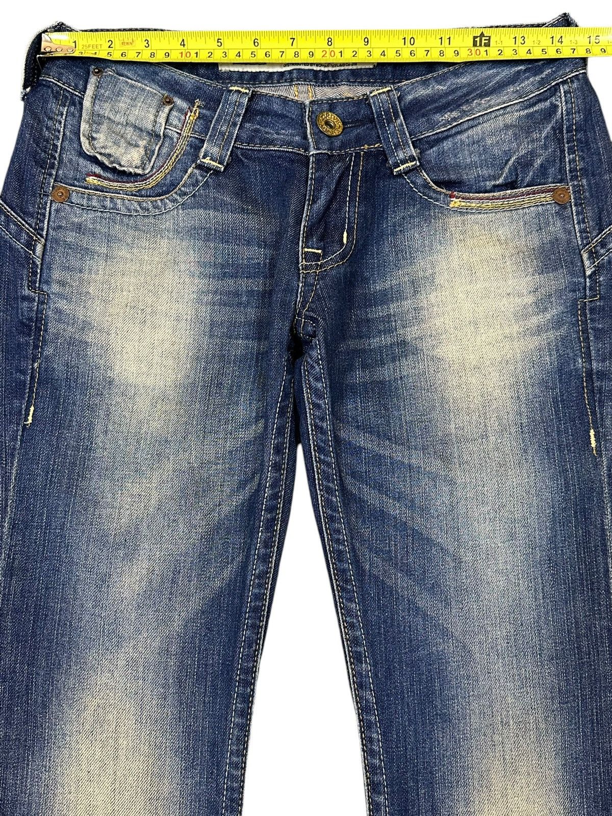 If Six Was Nine Vintage Japanese Brand Faded Wash Bell Bottom Flare Jeans Size US 29 - 11 Thumbnail