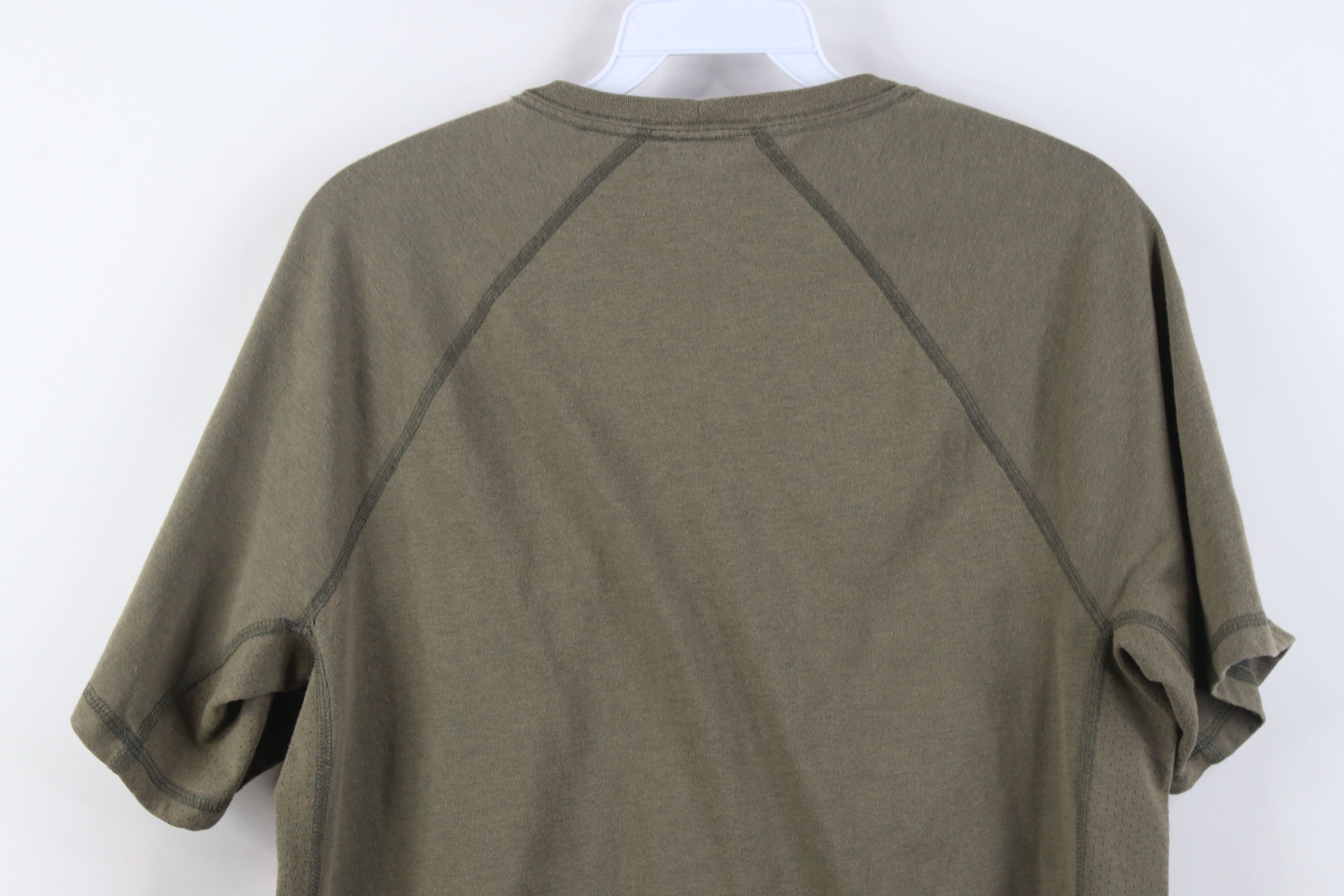 Carhartt Y2K Carhartt Force Fit Thermal Knit Pocket T-Shirt Green Size US S / EU 44-46 / 1 - 13 Thumbnail
