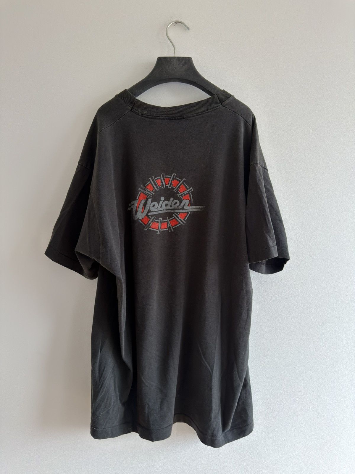 Vintage *RARE* VINTAGE 1990 WEIDER GEAR GYM FADED TEE BODYBUILDING Size US XL / EU 56 / 4 - 2 Thumbnail
