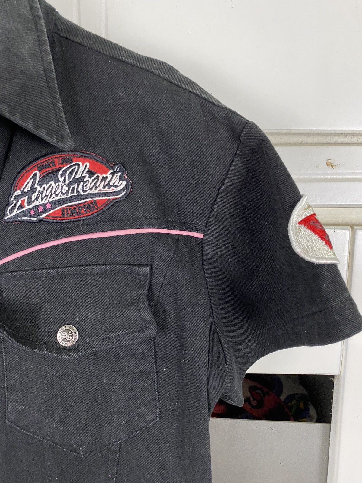 The Simpsons × Vintage Angle Heart Simpson Overall Jacket Size US 31 - 6 Thumbnail