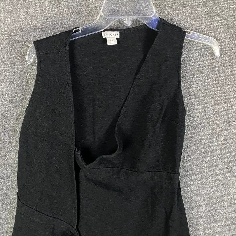 J.Crew J Crew Dress Women's XS A-Line Sleeveless Black Adults Size XS / US 0-2 / IT 36-38 - 2 Thumbnail