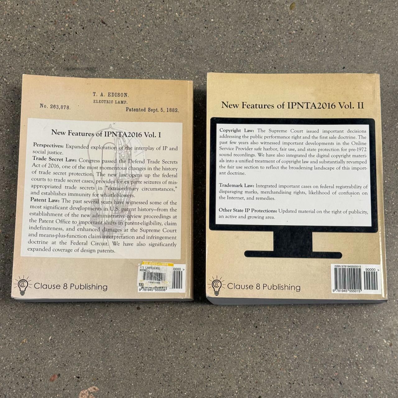 Designer IPNTA2016 Complete Set Vol. I & II - Intellectual Property Size ONE SIZE - 1 Thumbnail