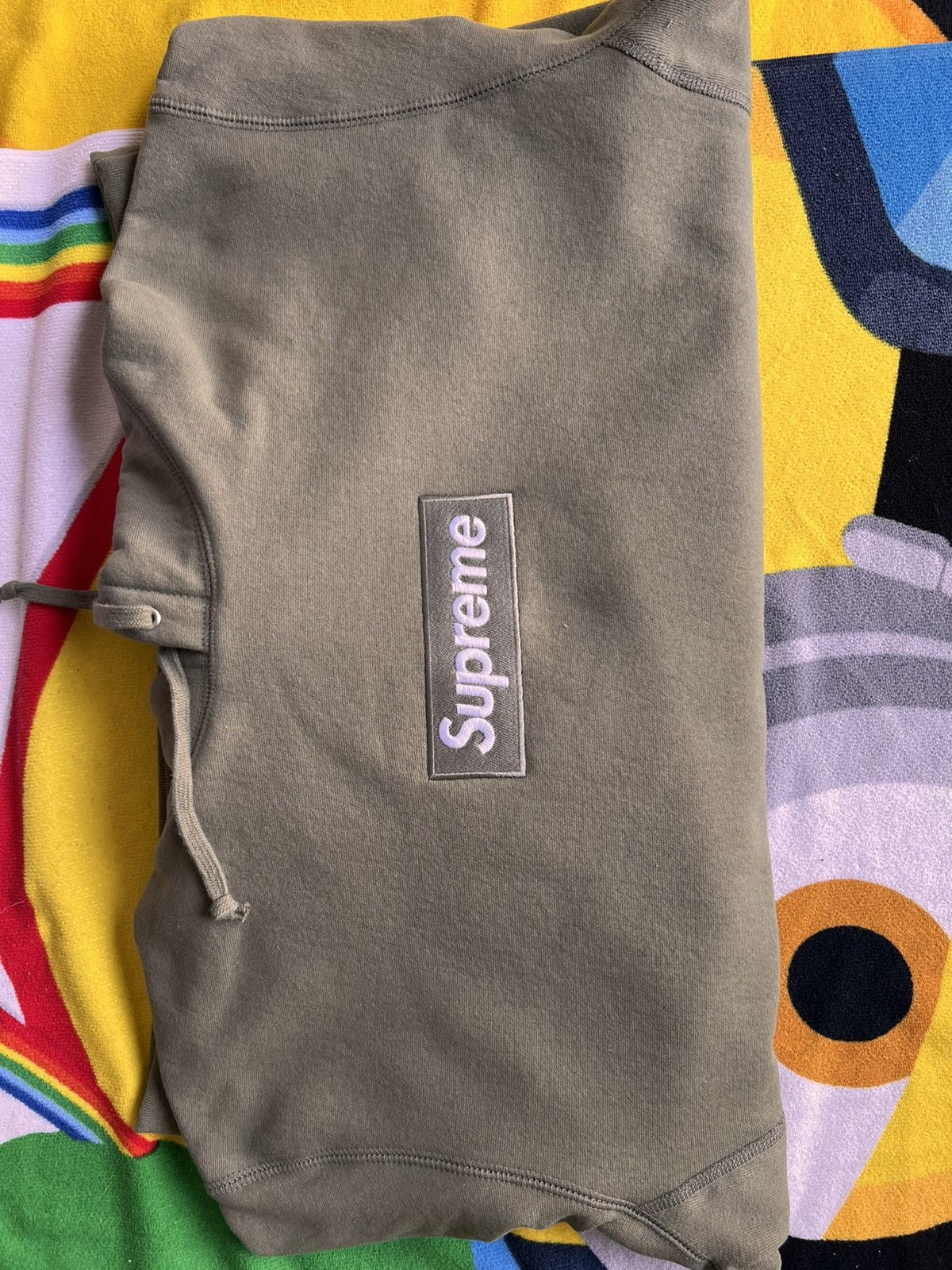 Supreme M Supreme Box Logo Hooded Sweatshirt olive FW25 green hoodie Size US M / EU 48-50 / 2 - 18 Thumbnail