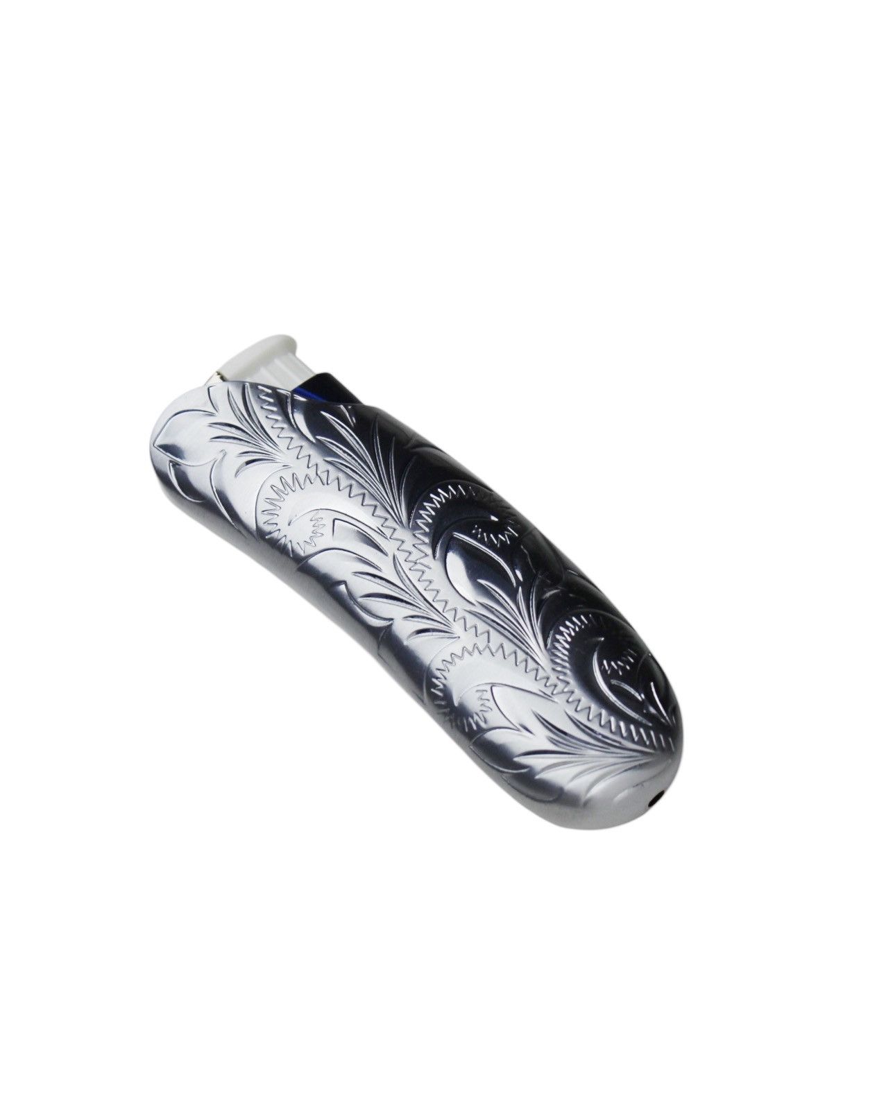 Vintage 2000S JAPANESE MADE ENGRAVED SILVER-TONE CASE TORCH LIGHTER Size ONE SIZE - 3 Thumbnail