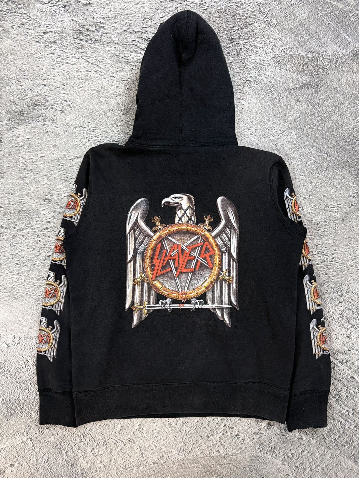 Supreme Supreme Slayer hoodie black FW16 Size US XL / EU 56 / 4 - 1 Thumbnail