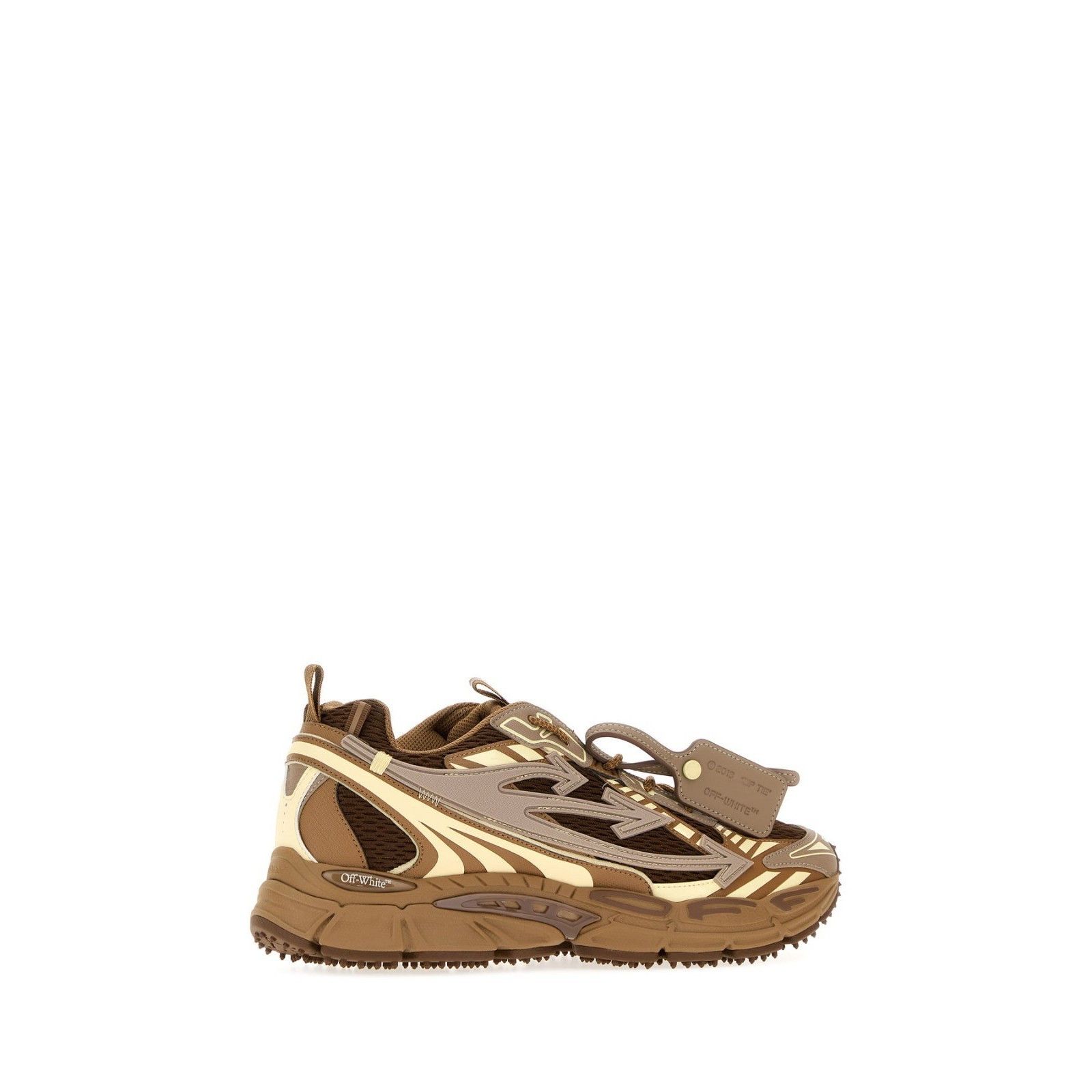 Off-White OFF-WHITE Be Right Back Brown/Beige Sneakers New & Authentic Size US 12 / EU 45 - 3 Thumbnail