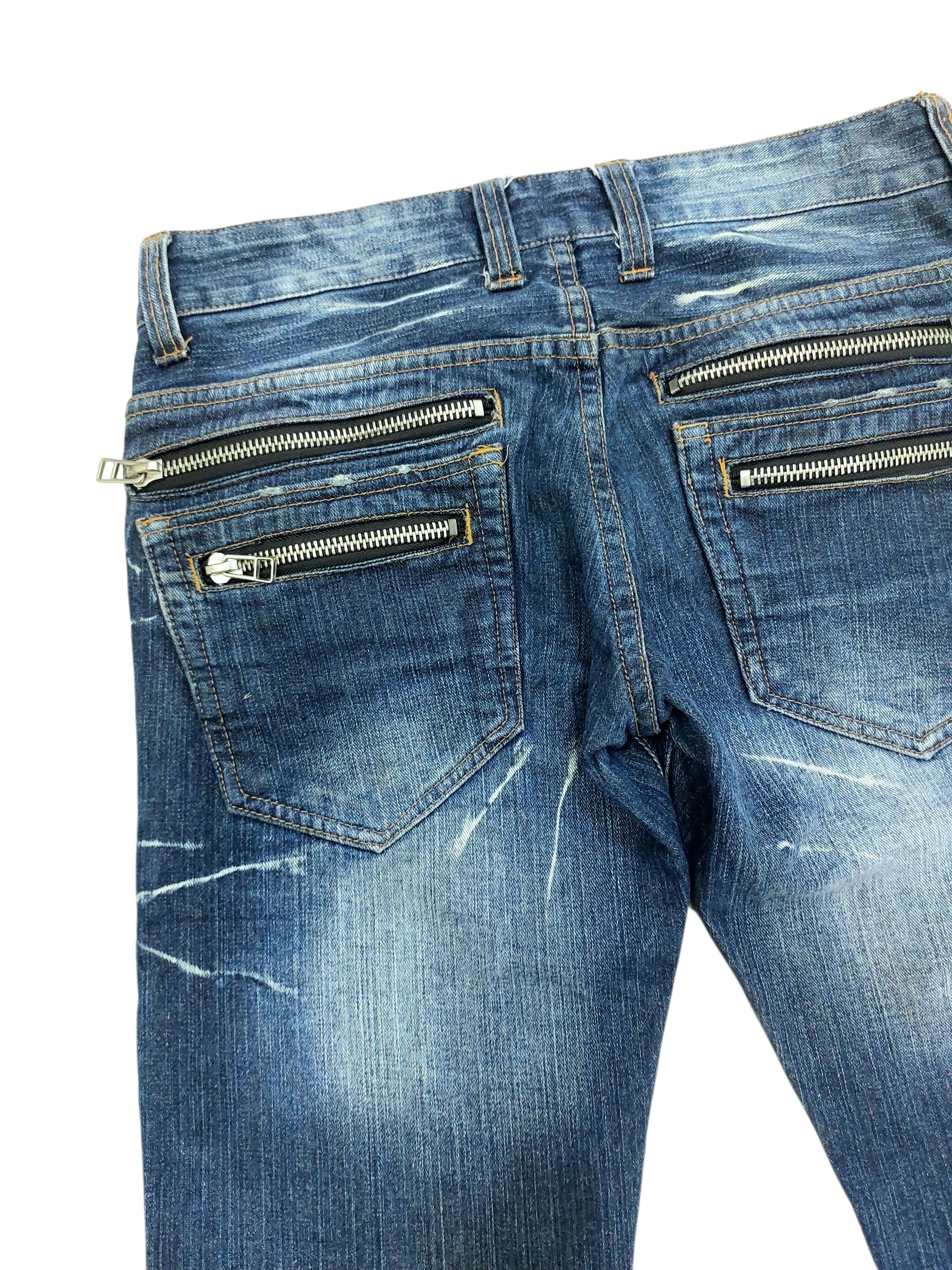 Vintage Root Three Style Thunder Whiskers Double Zipped Back Pocket Size US 32 / EU 48 - 12 Thumbnail