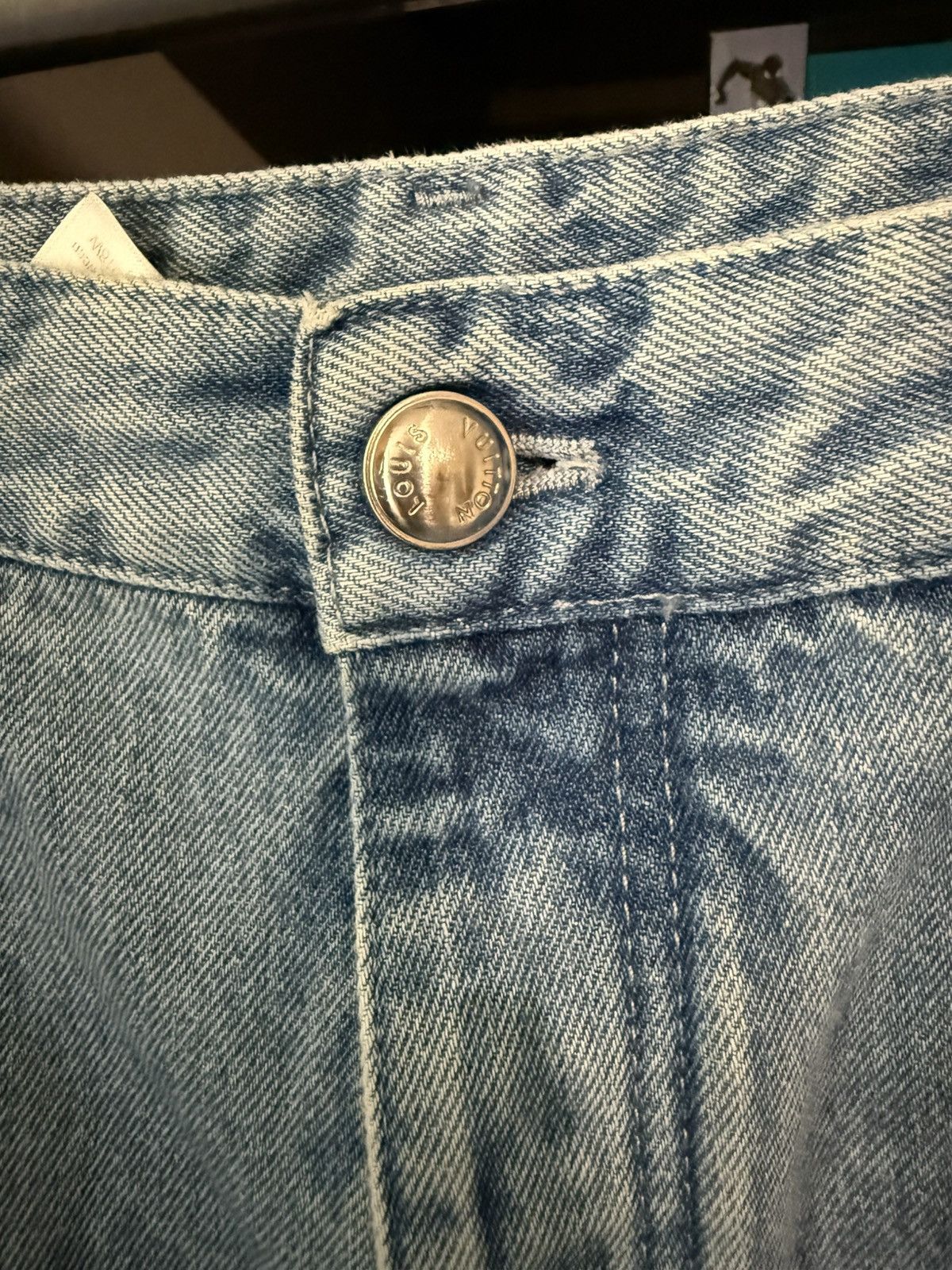 Louis Vuitton Louis Vuitton Lightwash Skater Monogram Jeans Size US 31 - 3 Thumbnail