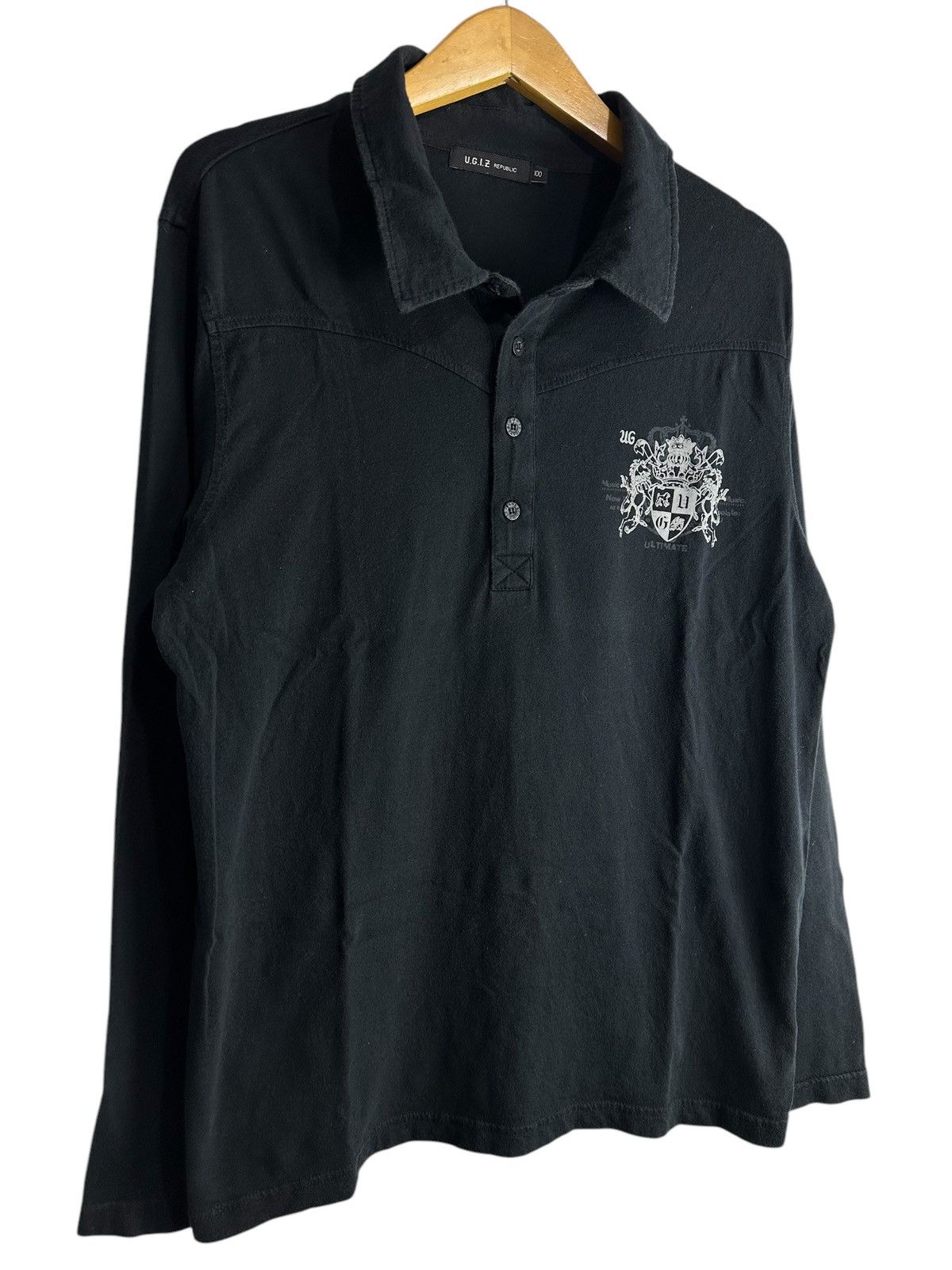 Hysteric Glamour DISTRESSED UGIZ ROCK MISSION LONG SHIRT POEM IFSIX LGB STYLE Size US M / EU 48-50 / 2 - 5 Thumbnail