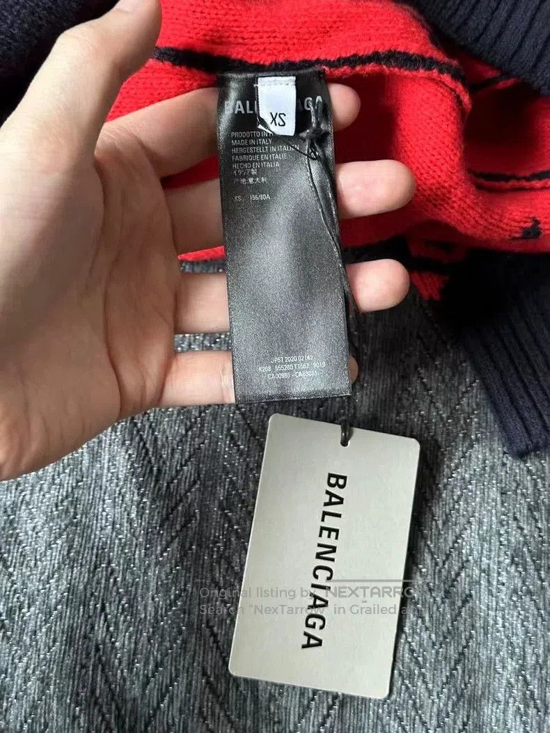 Balenciaga Balenciaga Logo Print Cardigan. Size US XS / EU 42 / 0 - 4 Thumbnail