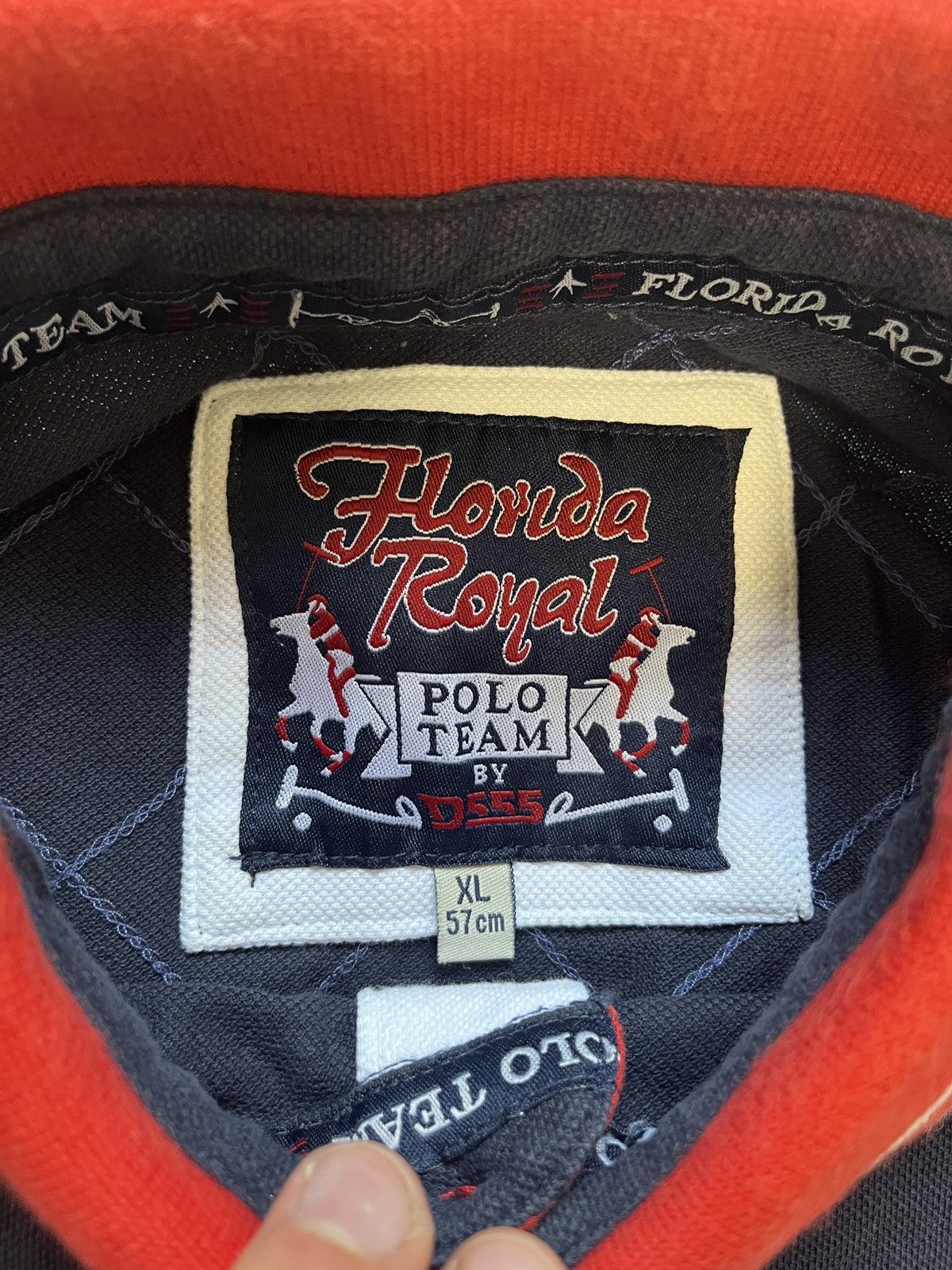 Vintage POLO TEAM USA FLORIDA ROYAL POLO T SHIRT Size US M / EU 48-50 / 2 - 3 Thumbnail
