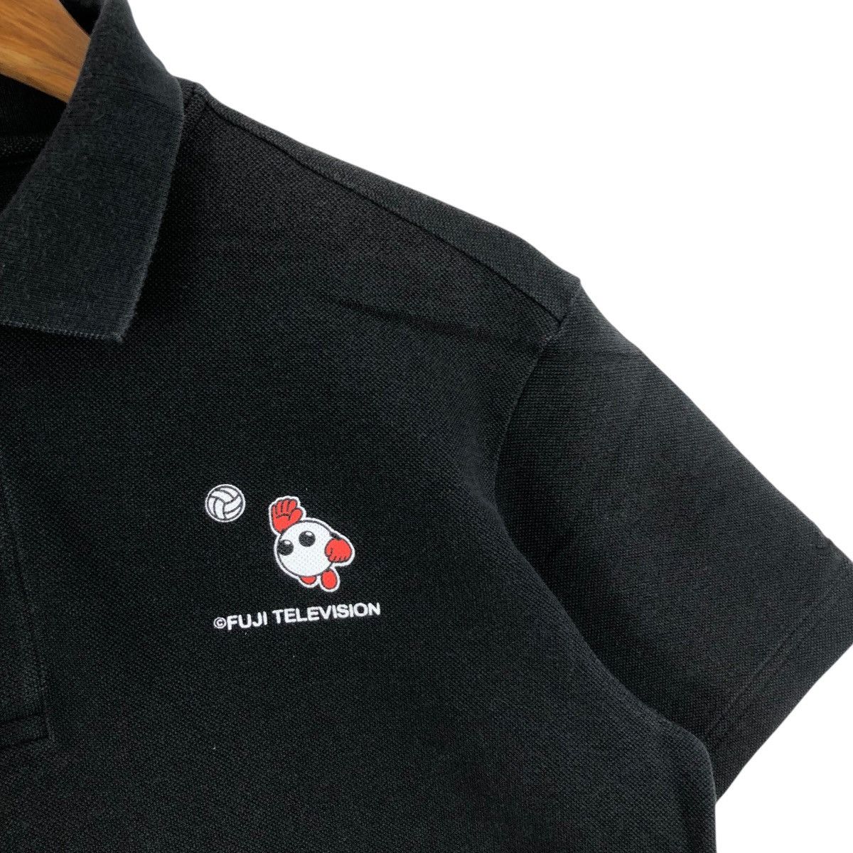 Japanese Brand FUJI TELEVISION Staff Tee Shirt Collared Size US L / EU 52-54 / 3 - 3 Thumbnail