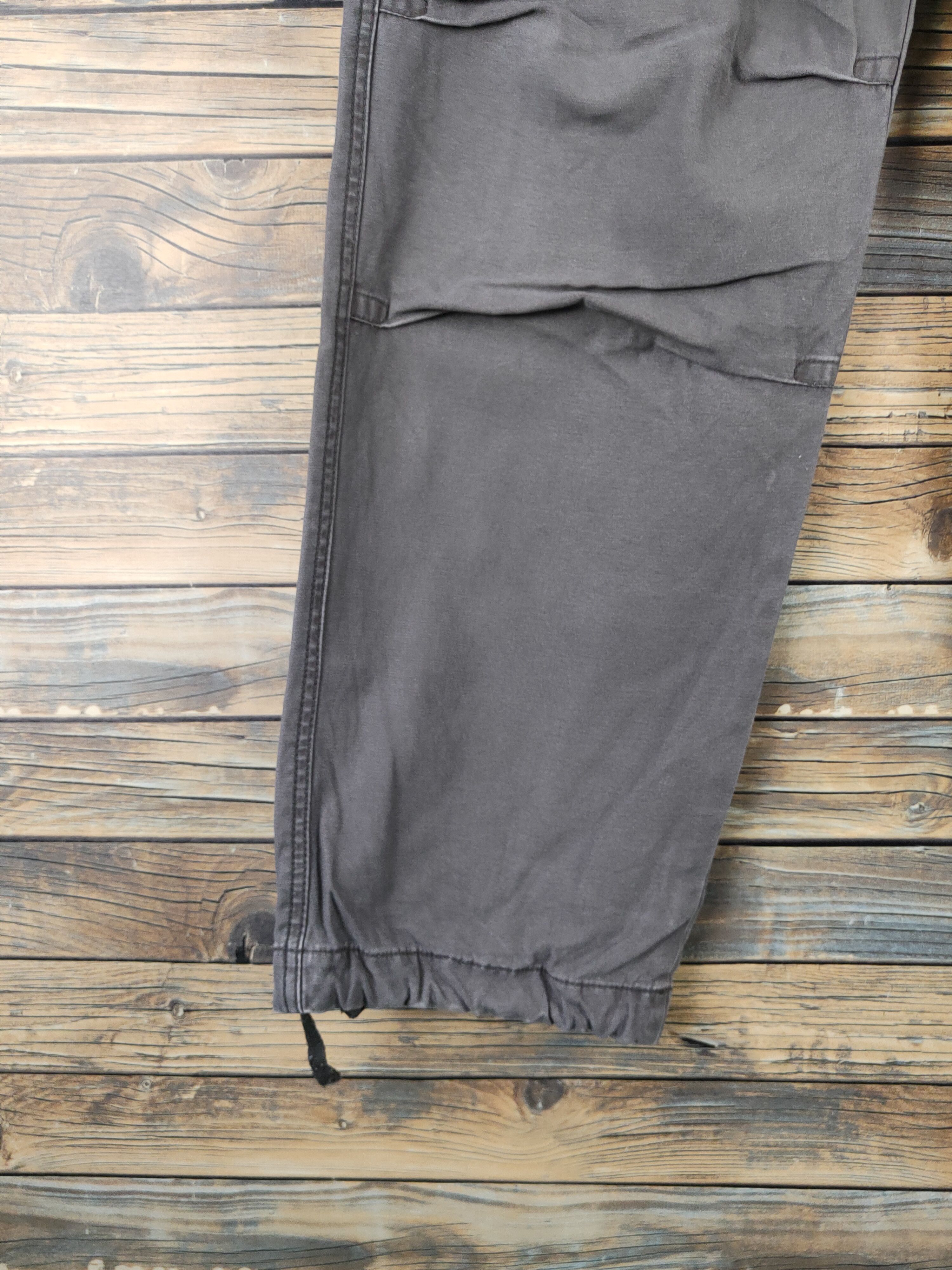 Japanese Brand DLL Vache Dark Gray Multipocket Cargo Pants #2433 Size US 32 / EU 48 - 4 Thumbnail