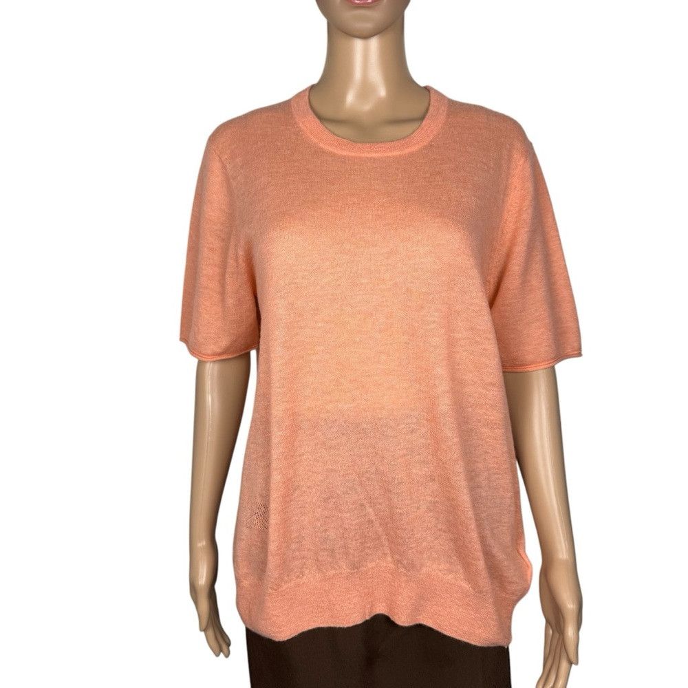 Zadig & Voltaire NWT New $348 Zadig & Voltaire Ida Cashmere Coral Sweater Si Size L / US 10 / IT 46 - 2 Thumbnail